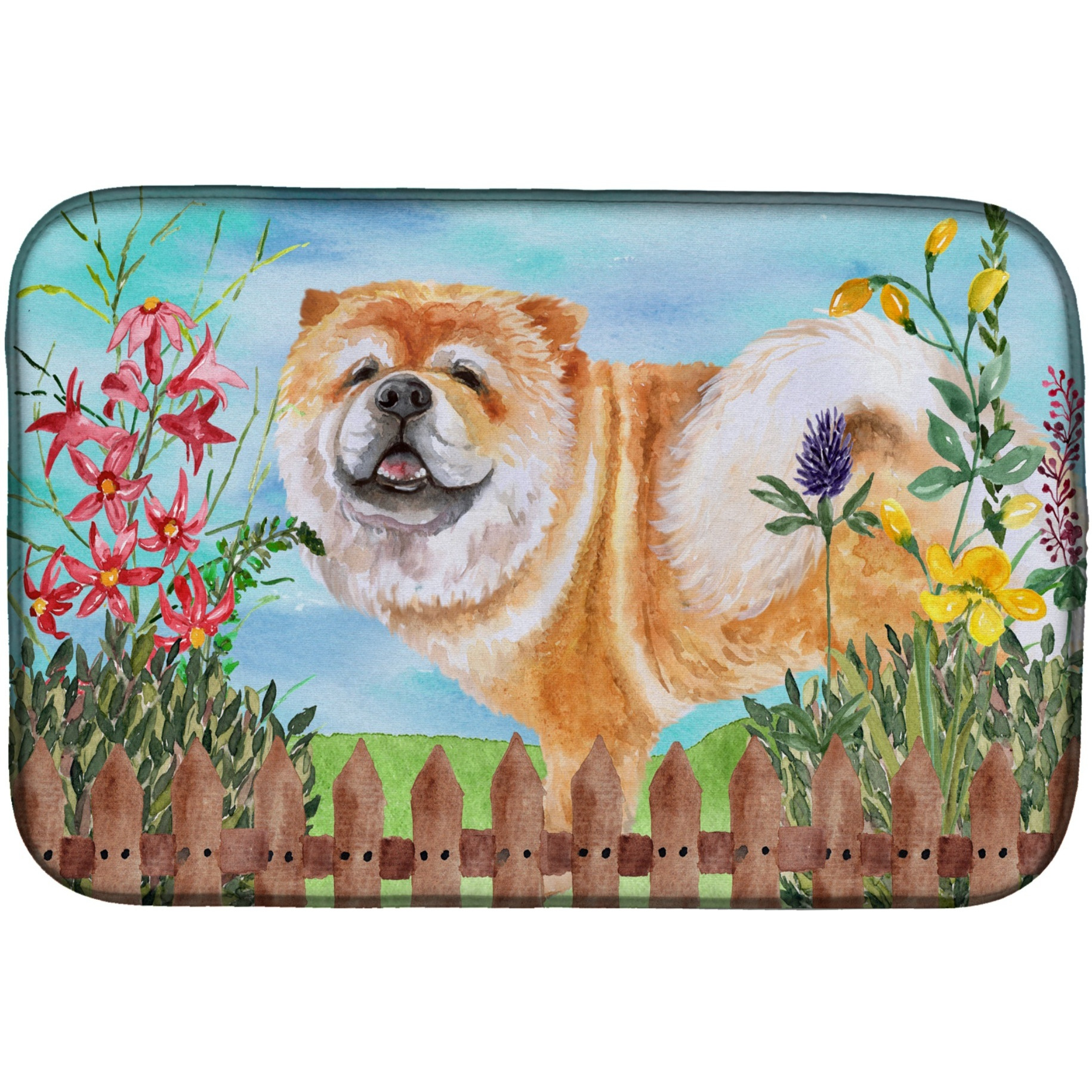 &quotCaroline's Treasures Cane Corso Spring Dish Drying Mat, 14 x 21"