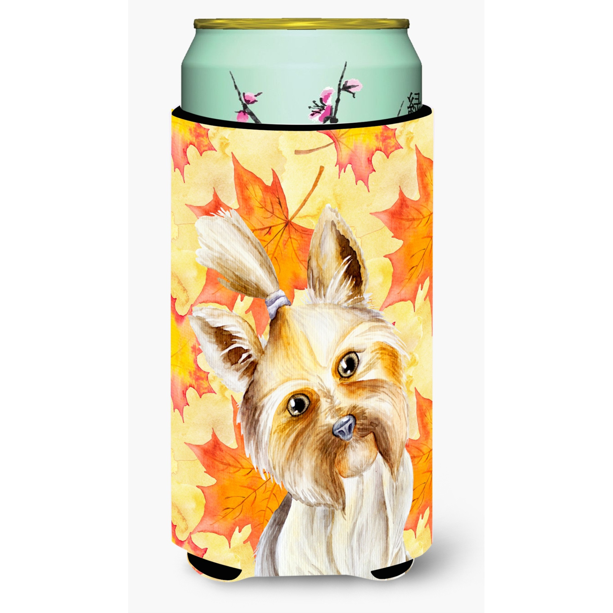 &quotCaroline's Treasures Yorkie Yorkshire Terrier Fall Decorative Can Hugger, Tall Boy, Multicolor"