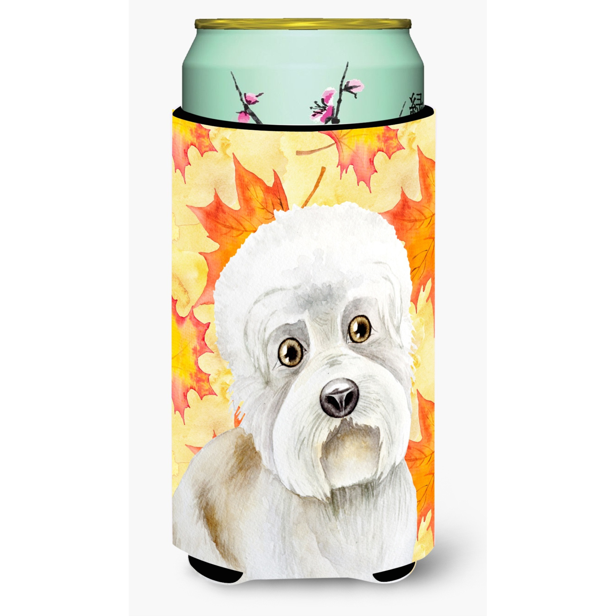 &quotCaroline's Treasures Dandie Dinmont Fall Decorative Can Hugger, Tall Boy, Multicolor"