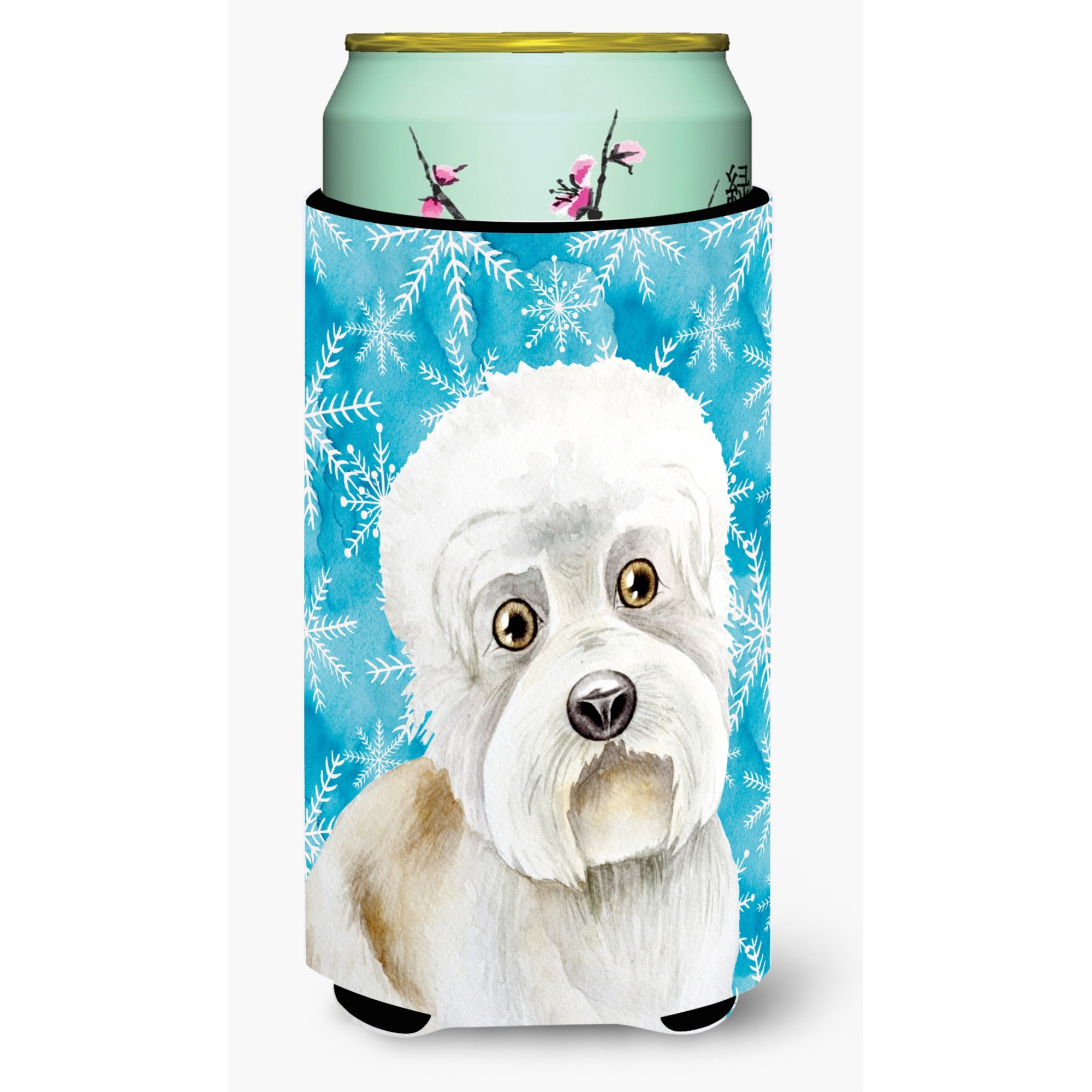 &quotCaroline's Treasures Dandie Dinmont Winter Decorative Can Hugger, Tall Boy, Multicolor"