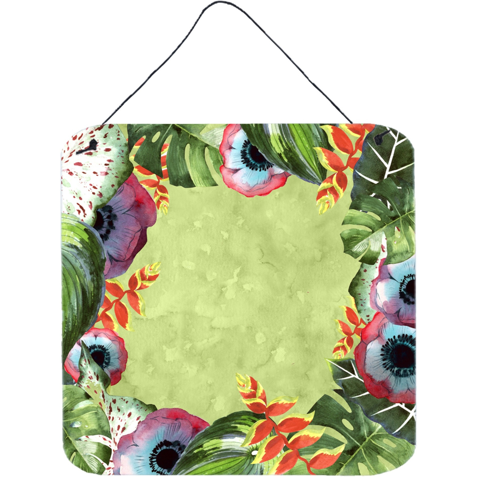 &quotCaroline's Treasures Tropical Door Hanging Prints wall-decor, Multicolor"
