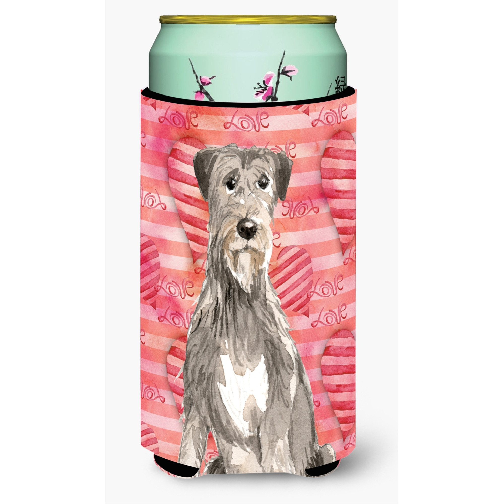 &quotCaroline's Treasures CK1765TBC Love a Irish Wolfhound Tall Boy Hugger cold-beverage-koozies, Multicolor"
