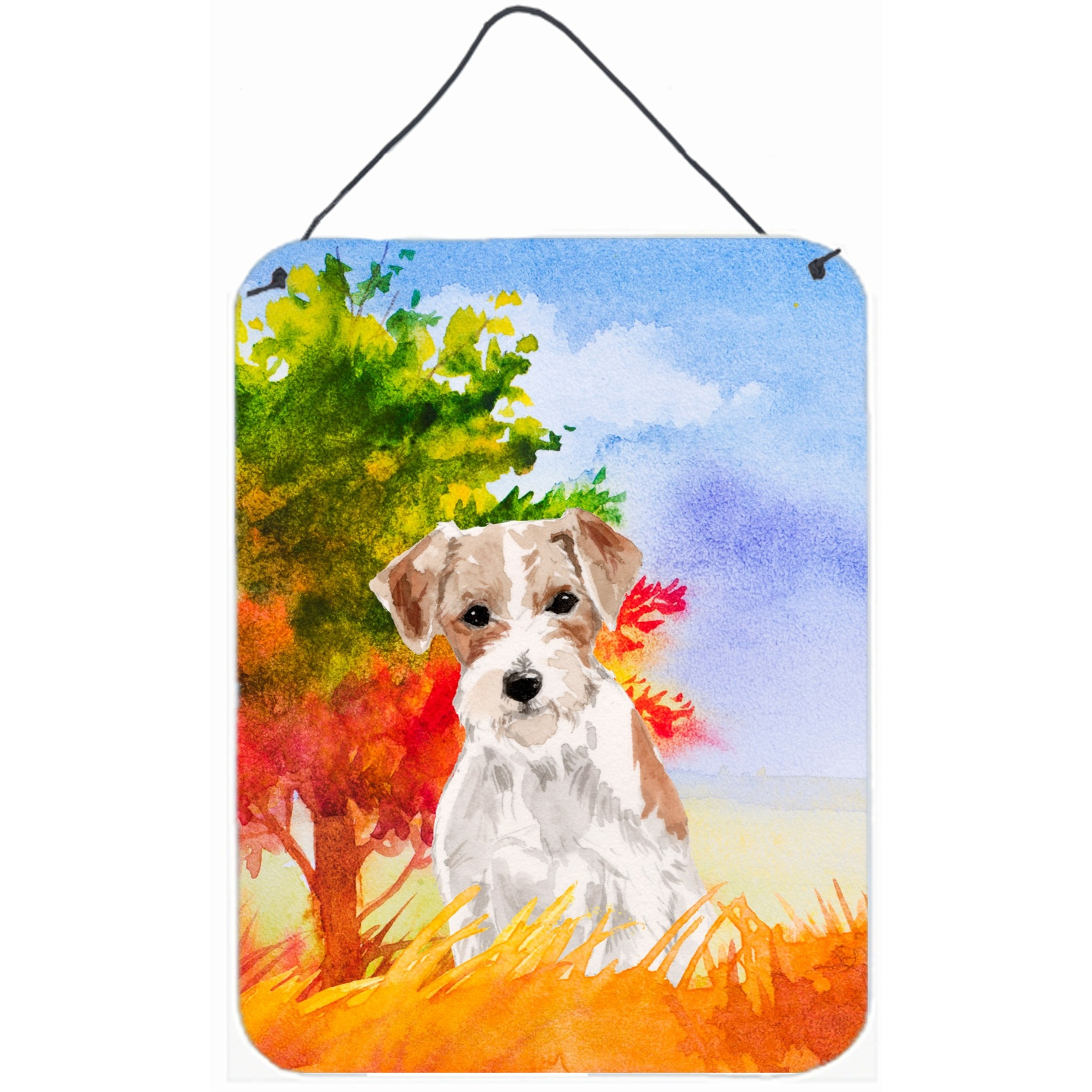 &quotCaroline's Treasures Jack Russell Terrier Fall Door Hanging Prints wall-decor, Multicolor"