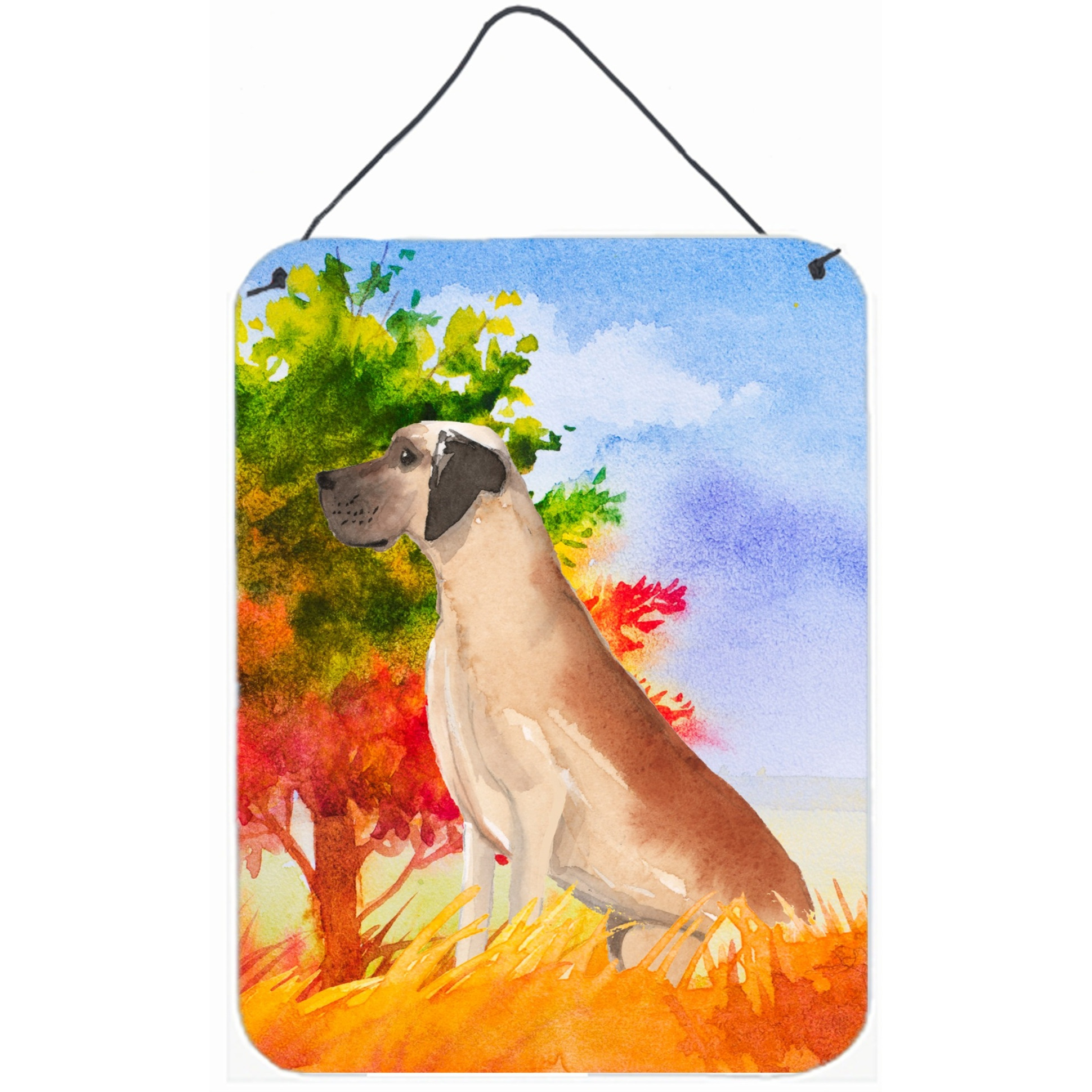 &quotCaroline's Treasures Fall Dane Door Hanging Prints wall-decor, Multicolor"