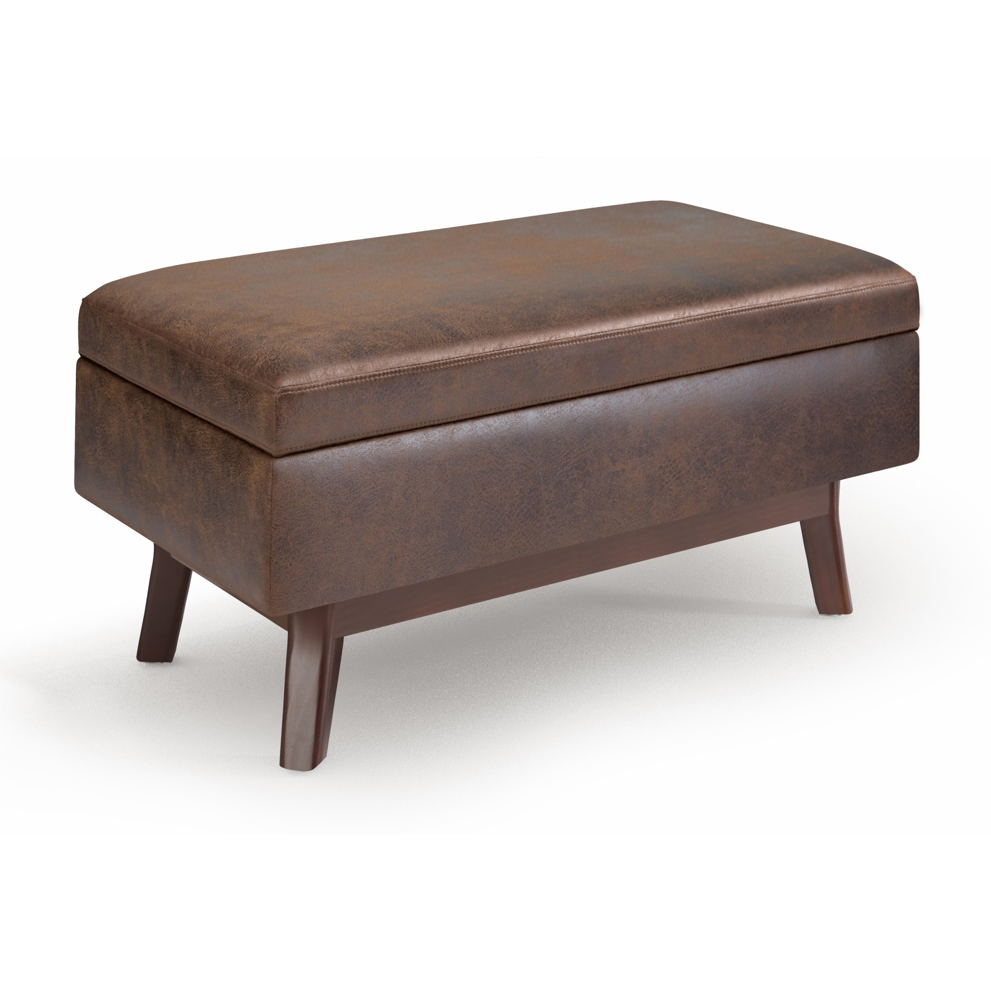 Owen 36 in Wide Rectangle Small Rectangular Storage Ottoman