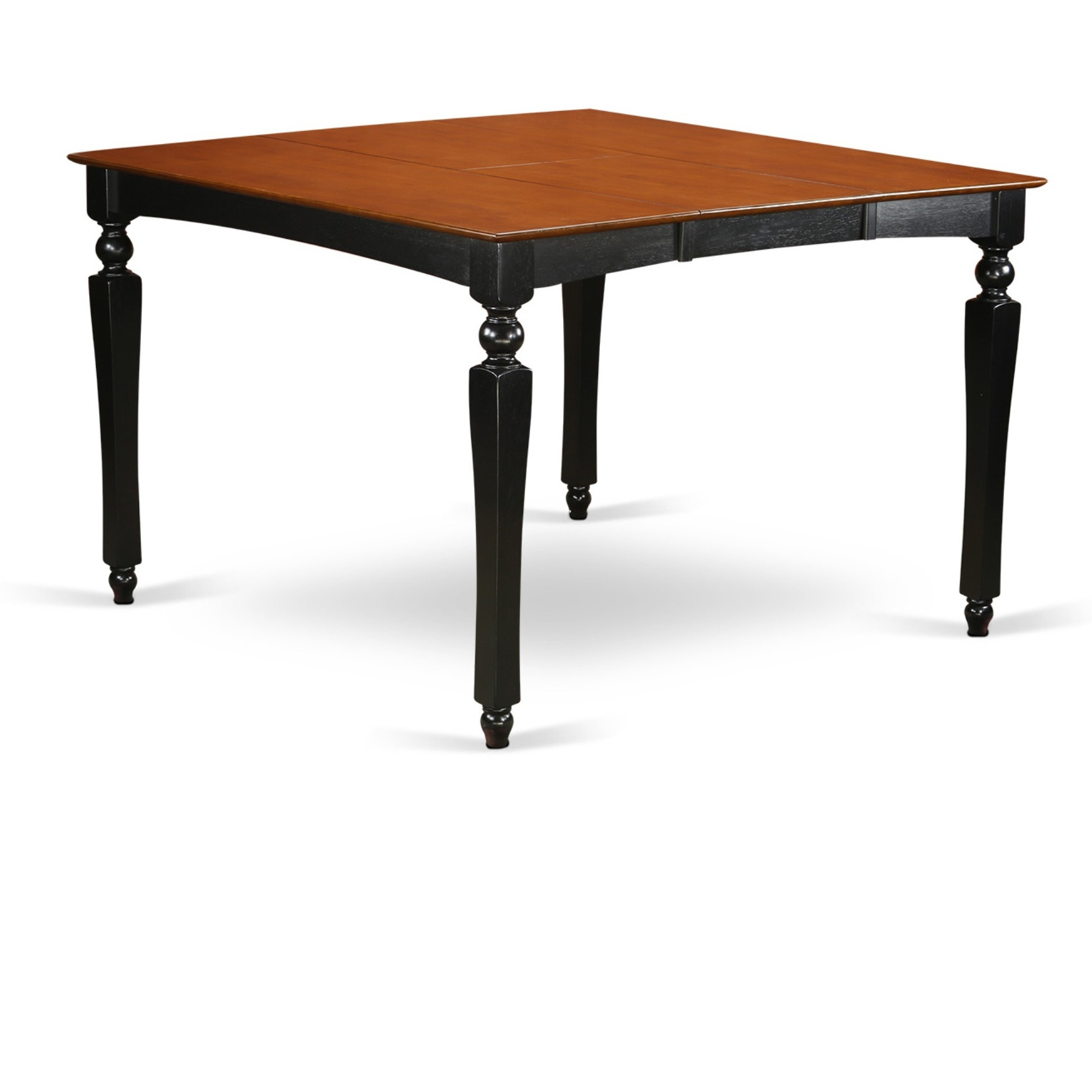 CHT-BLK-T Chelsea Gathering 54" square counter height dining table with 18" butterfly leaf in Black Finish (Only Tabletop Available)