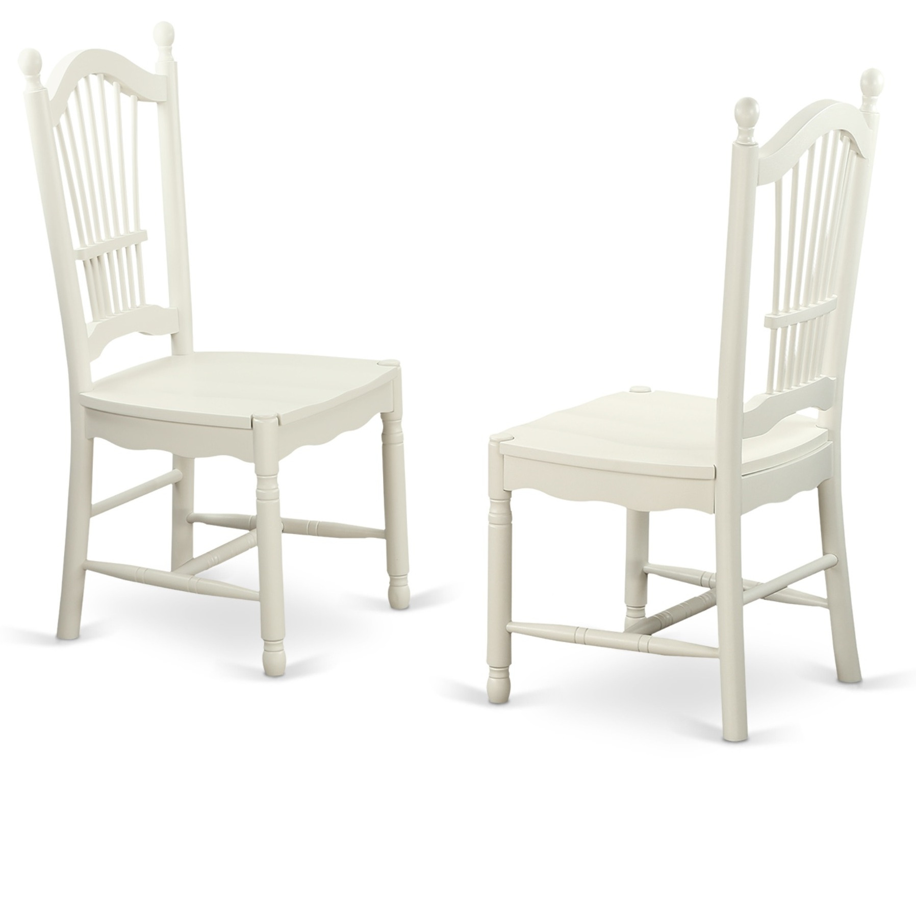 BODO3-WHI-W 3 Pc Kitchen nook Dining set-Table and 2 Dining Chairs