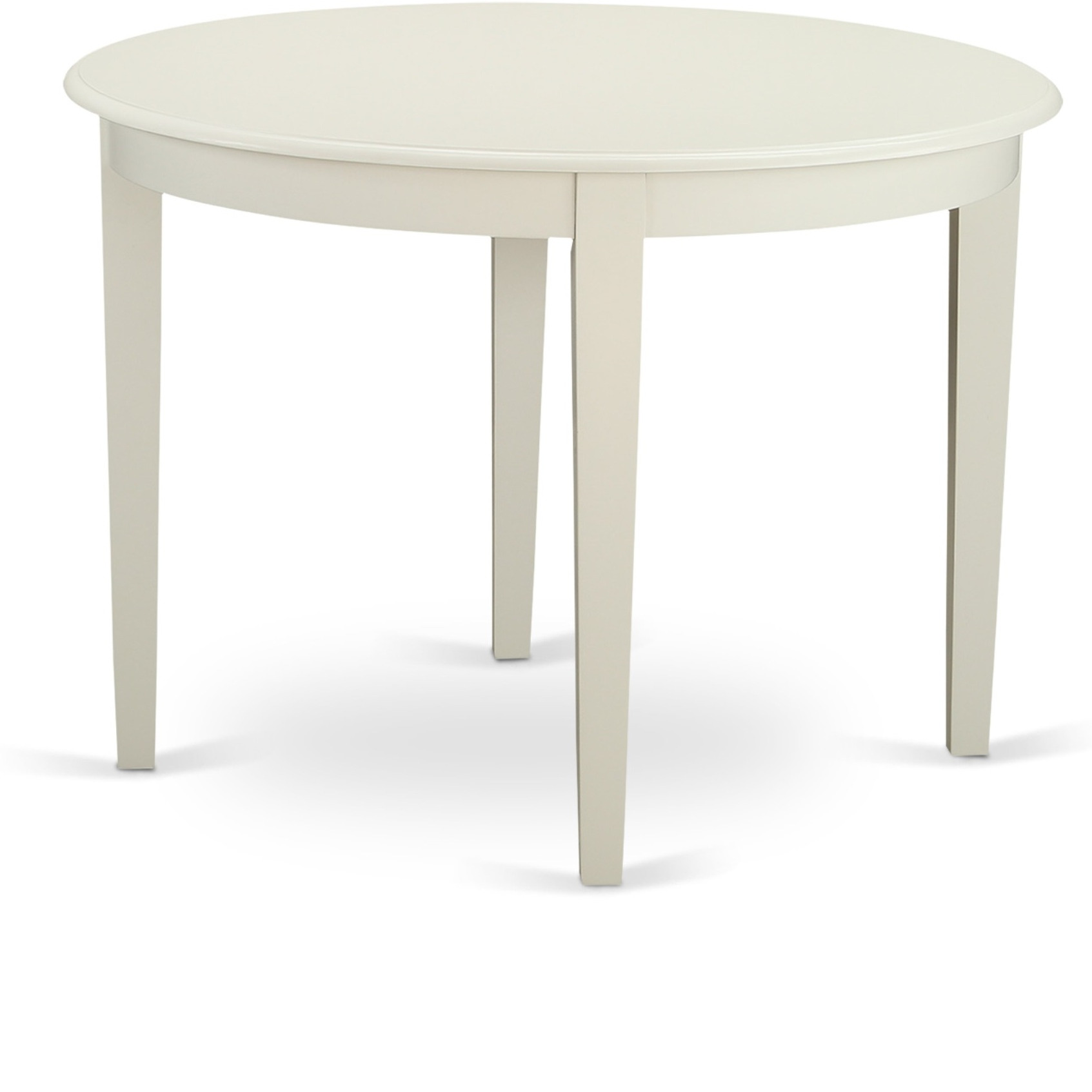 BOWE3-WHI-W 3 PC Table and chair set for 2-Dinette Table and 2 Kitchen Chairs