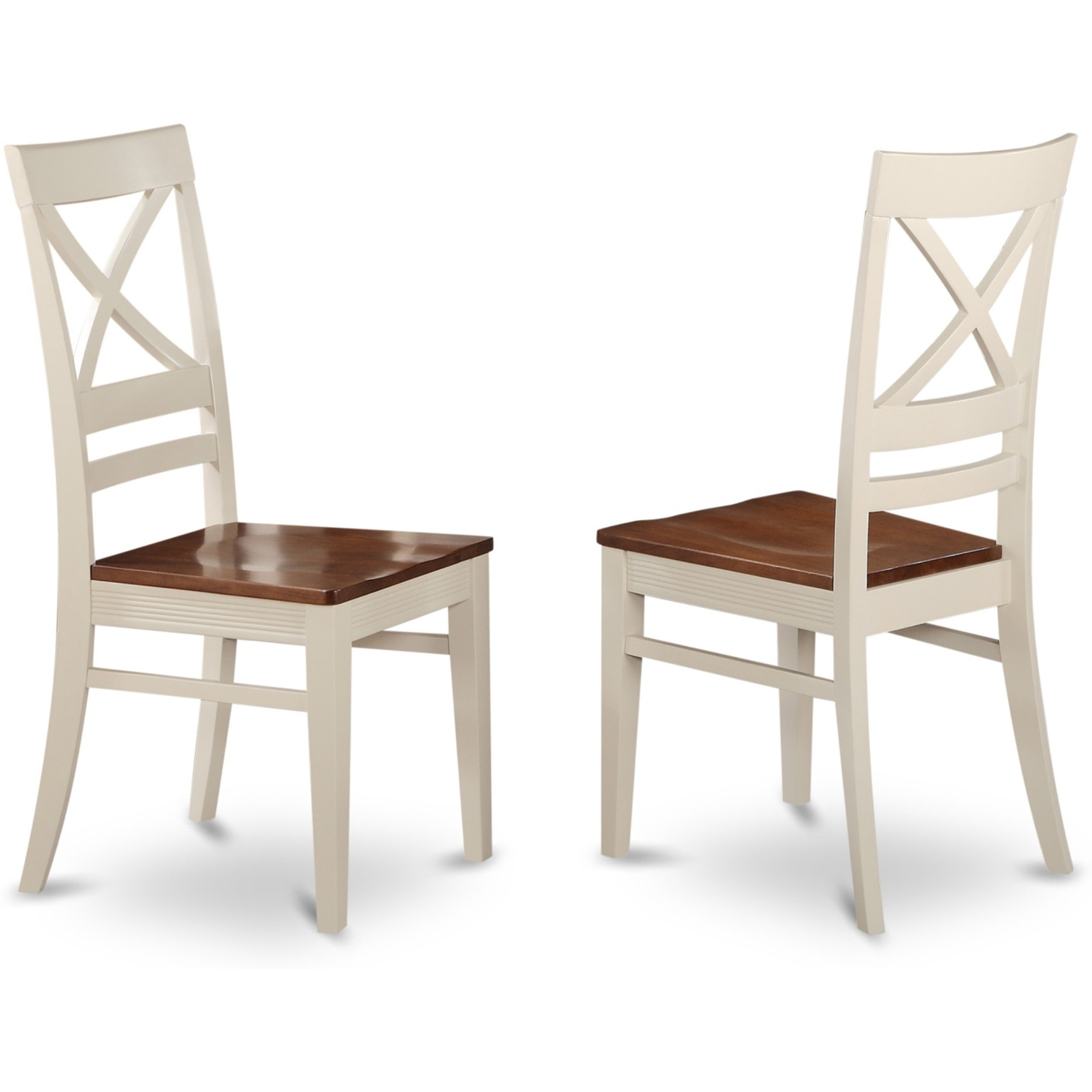 DLQU3-BMK-W 3 Pc Dining room set for 2-Dinette Table and 2 dinette Chairs