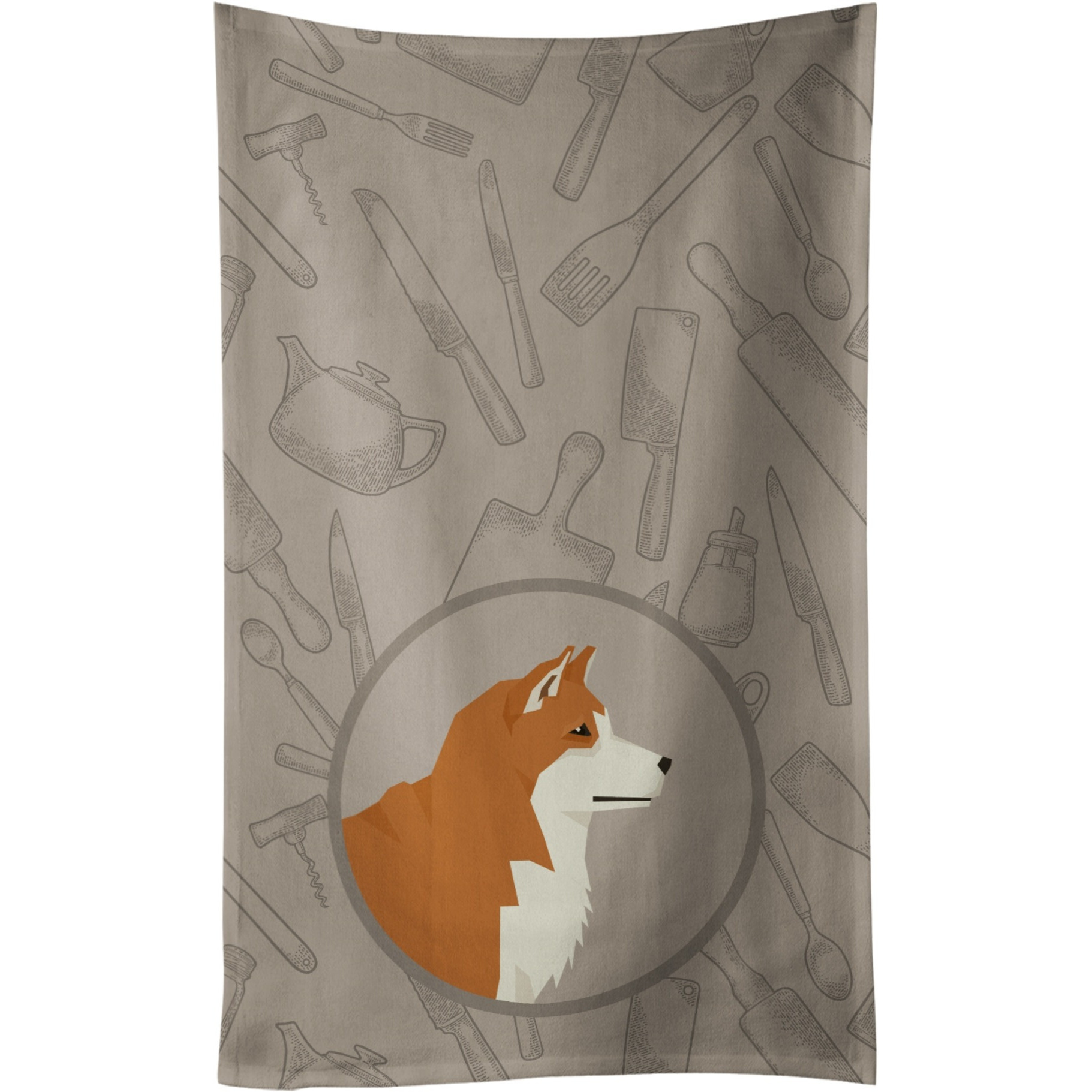 Caroline's Treasures CK2159KTWL Akita In the Kitchen Kitchen Towel