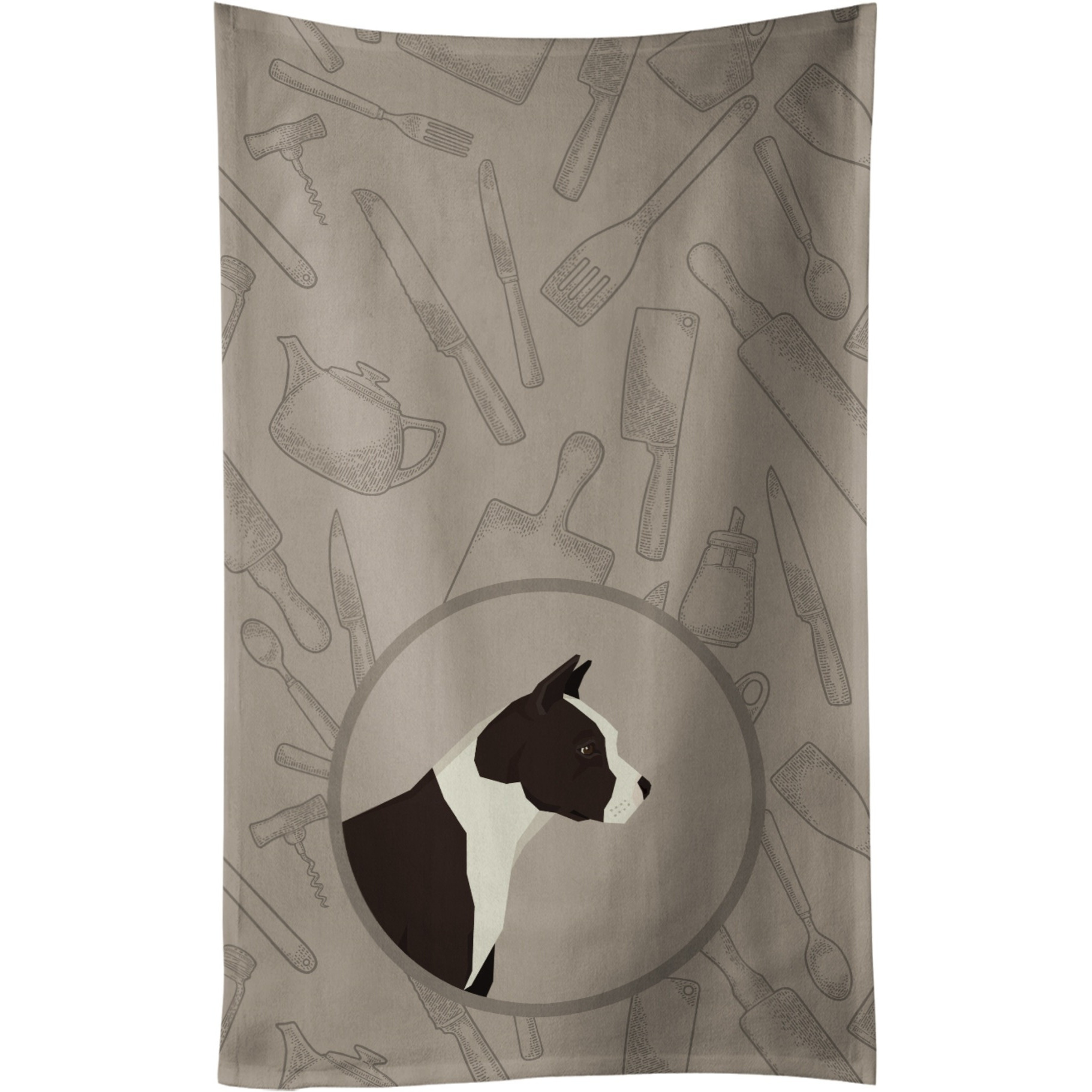 Caroline's Treasures CK2162KTWL American Staffordshire Terrier In the Kitchen Kitchen Towel