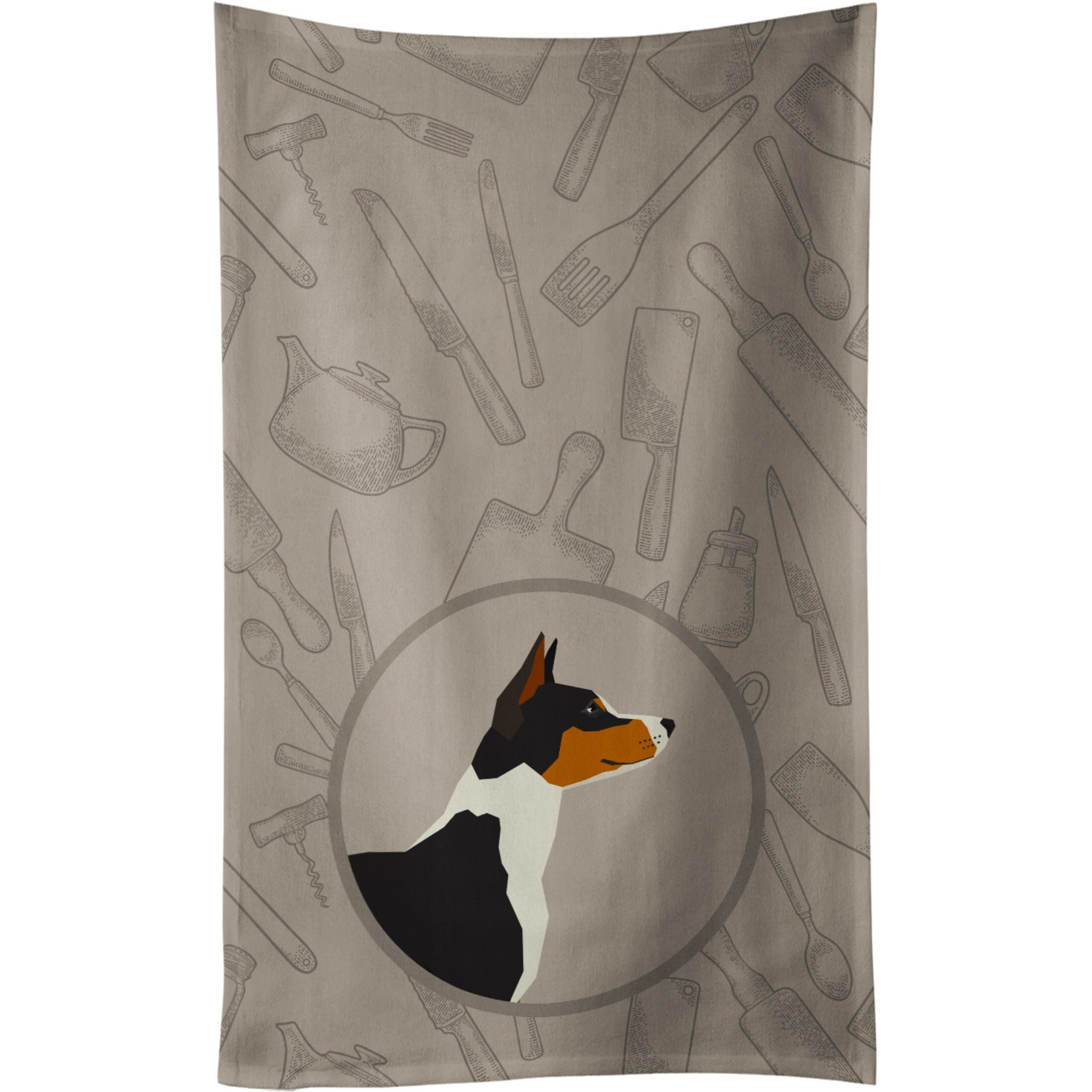 Caroline's Treasures CK2164KTWL Basenji In the Kitchen Kitchen Towel