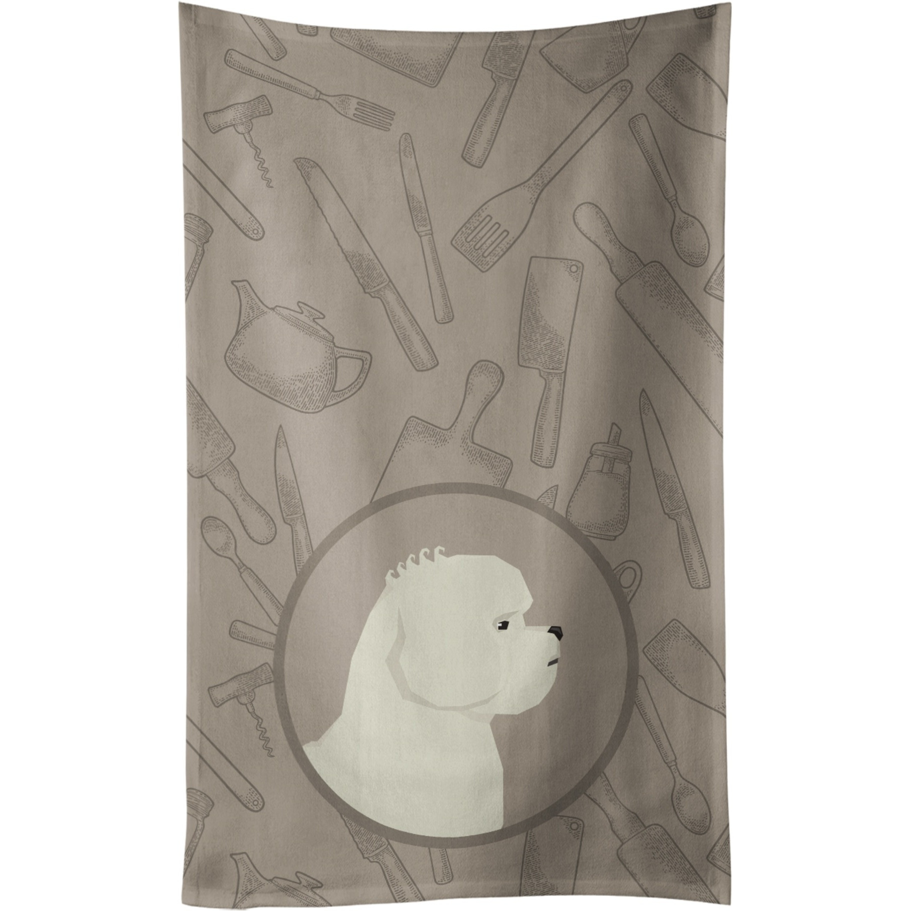 Caroline's Treasures CK2168KTWL Bichon Frise In the Kitchen Kitchen Towel
