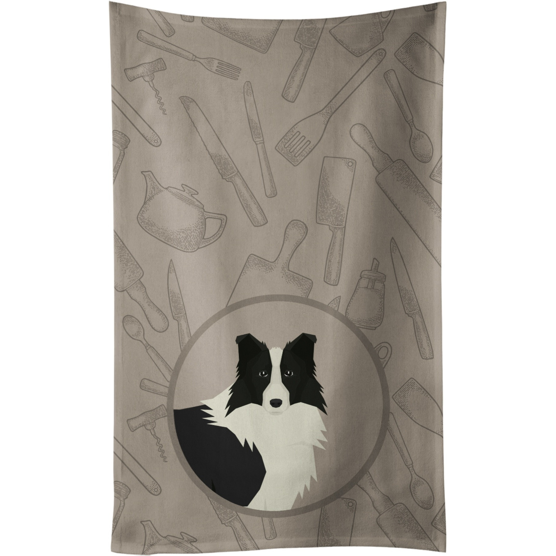 Caroline's Treasures CK2169KTWL Border Collie In the Kitchen Kitchen Towel