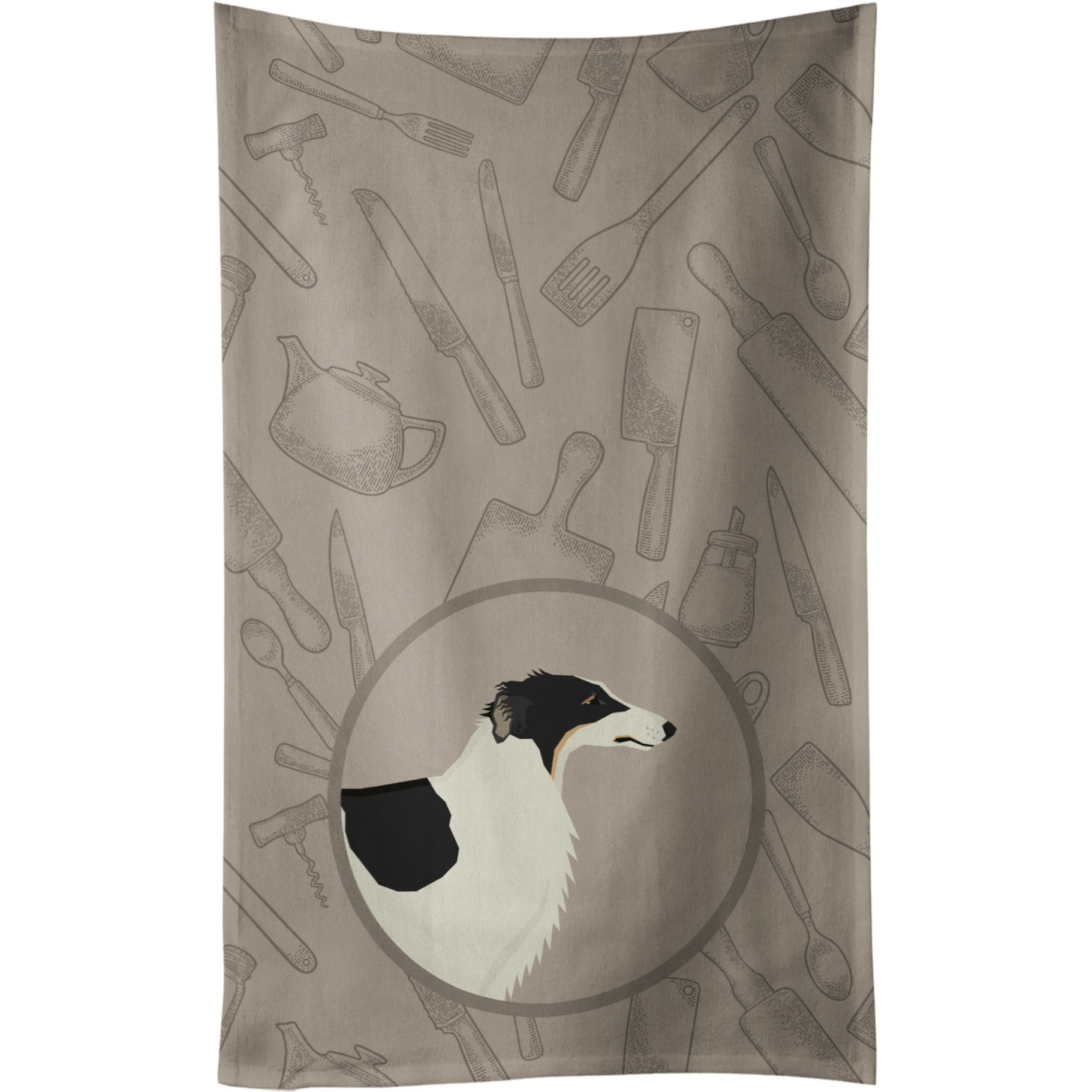Caroline's Treasures CK2171KTWL Borzoi In the Kitchen Kitchen Towel