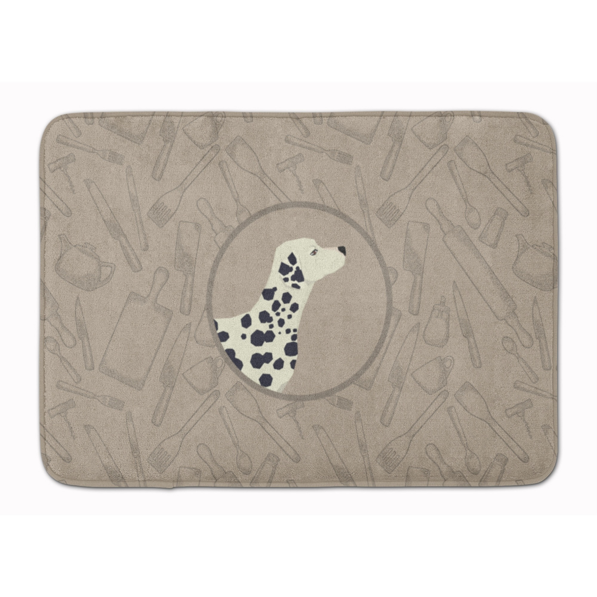 &quotCaroline's Treasures Dalmatian In the Kitchen Machine Washable Memory Foam Mat doormats, Multicolor"