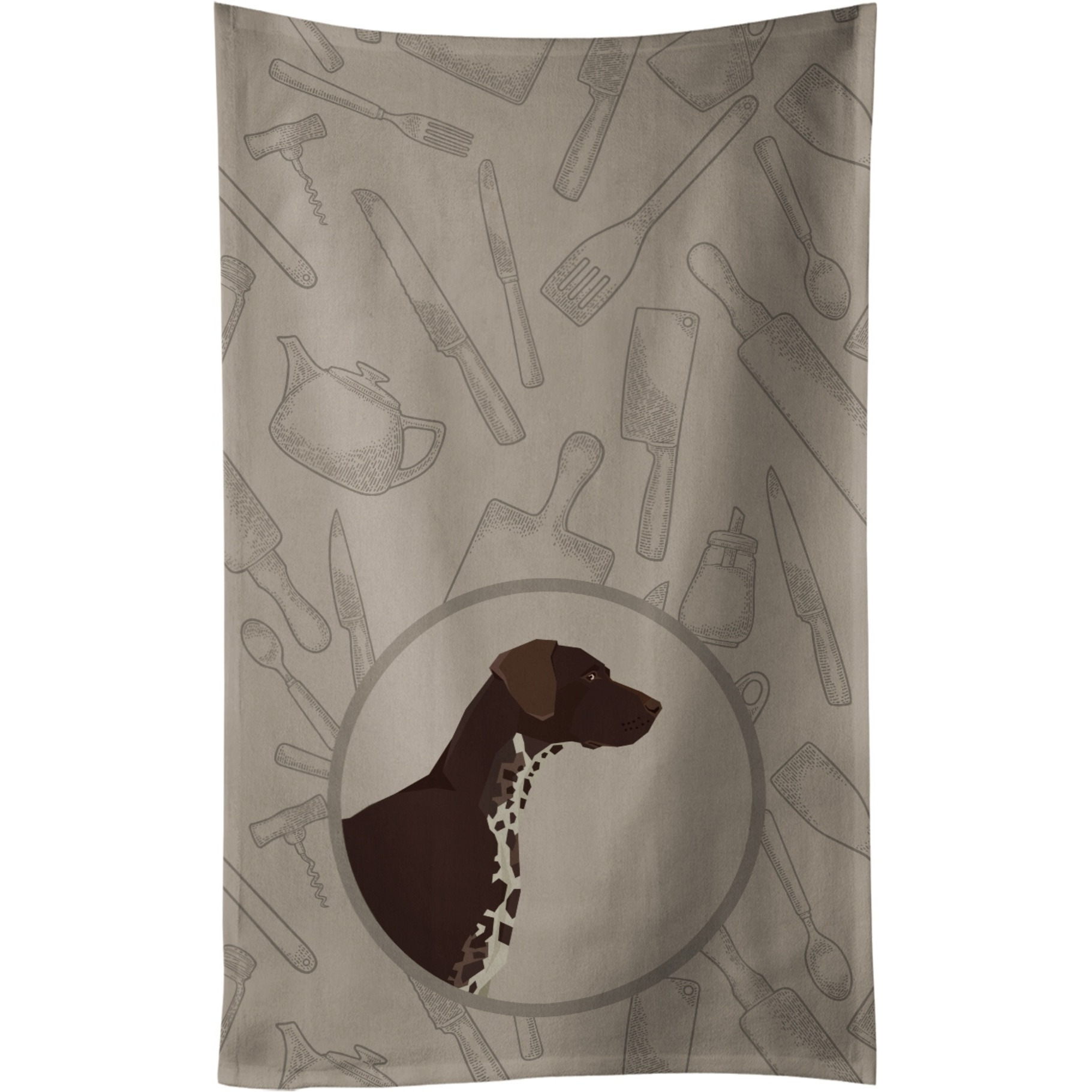 Caroline's Treasures CK2188KTWL German Shorthaired Pointer In the Kitchen Kitchen Towel