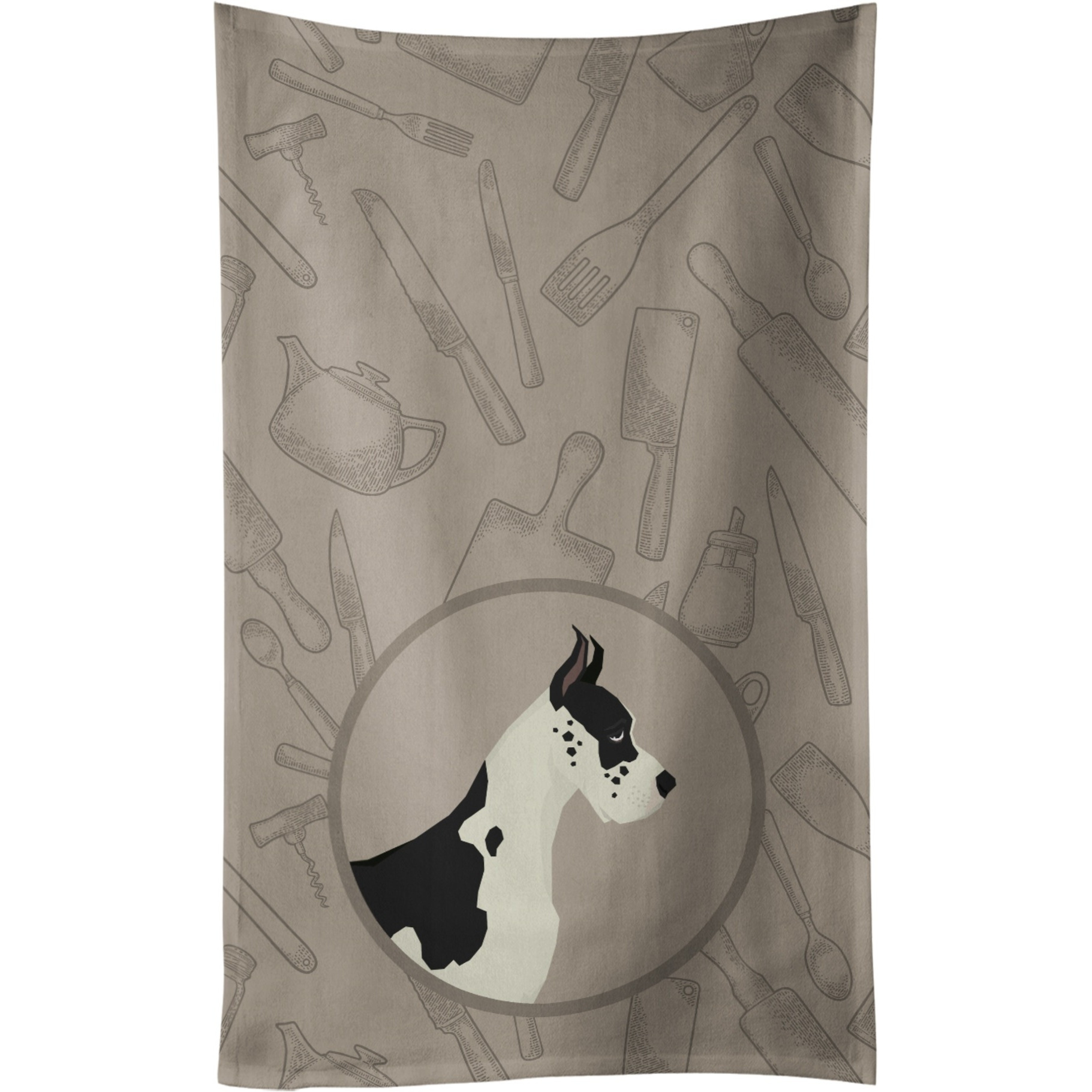 Caroline's Treasures CK2189KTWL Great Dane In the Kitchen Kitchen Towel