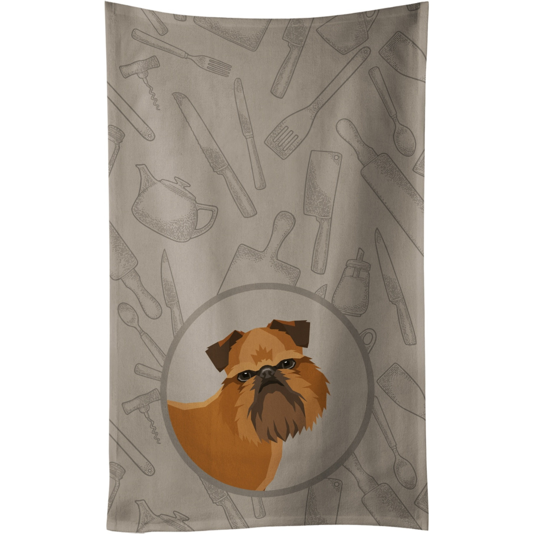 Caroline's Treasures CK2191KTWL Brussels Griffon In the Kitchen Kitchen Towel