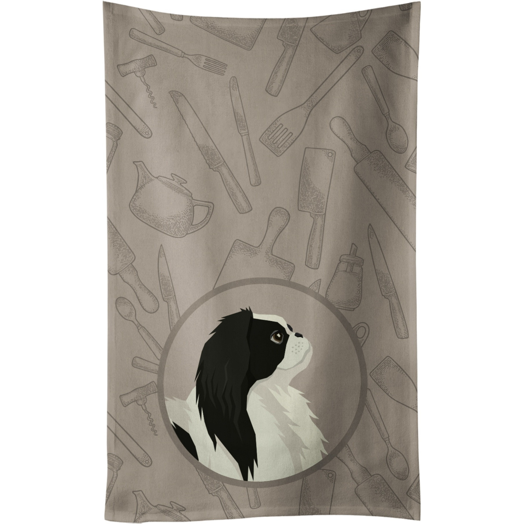 Caroline's Treasures CK2195KTWL Japanese Chin In the Kitchen Kitchen Towel