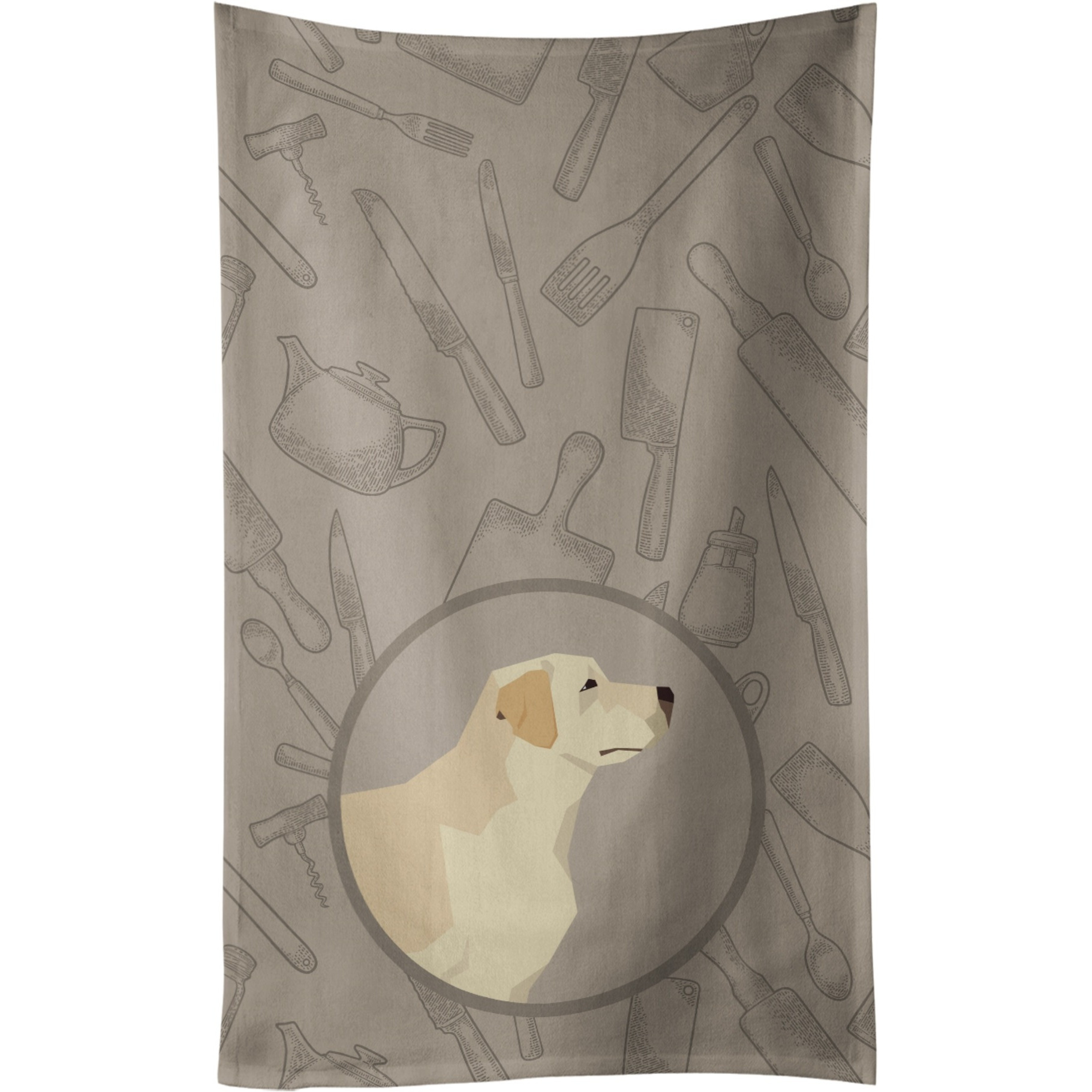 Caroline's Treasures CK2196KTWL Labrador Retriever In the Kitchen Kitchen Towel