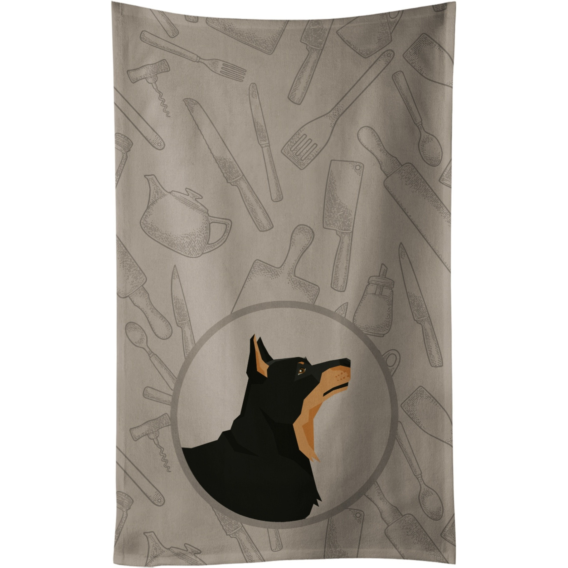 Caroline's Treasures CK2197KTWL Lancashire Terrier In the Kitchen Kitchen Towel