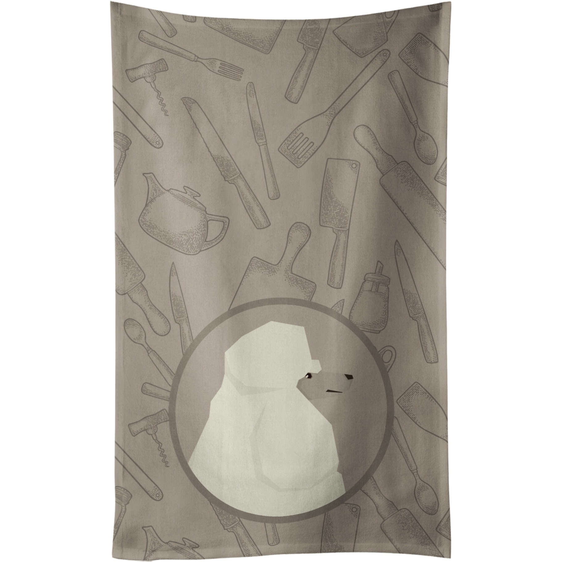 Caroline's Treasures CK2203KTWL Poodle In the Kitchen Kitchen Towel