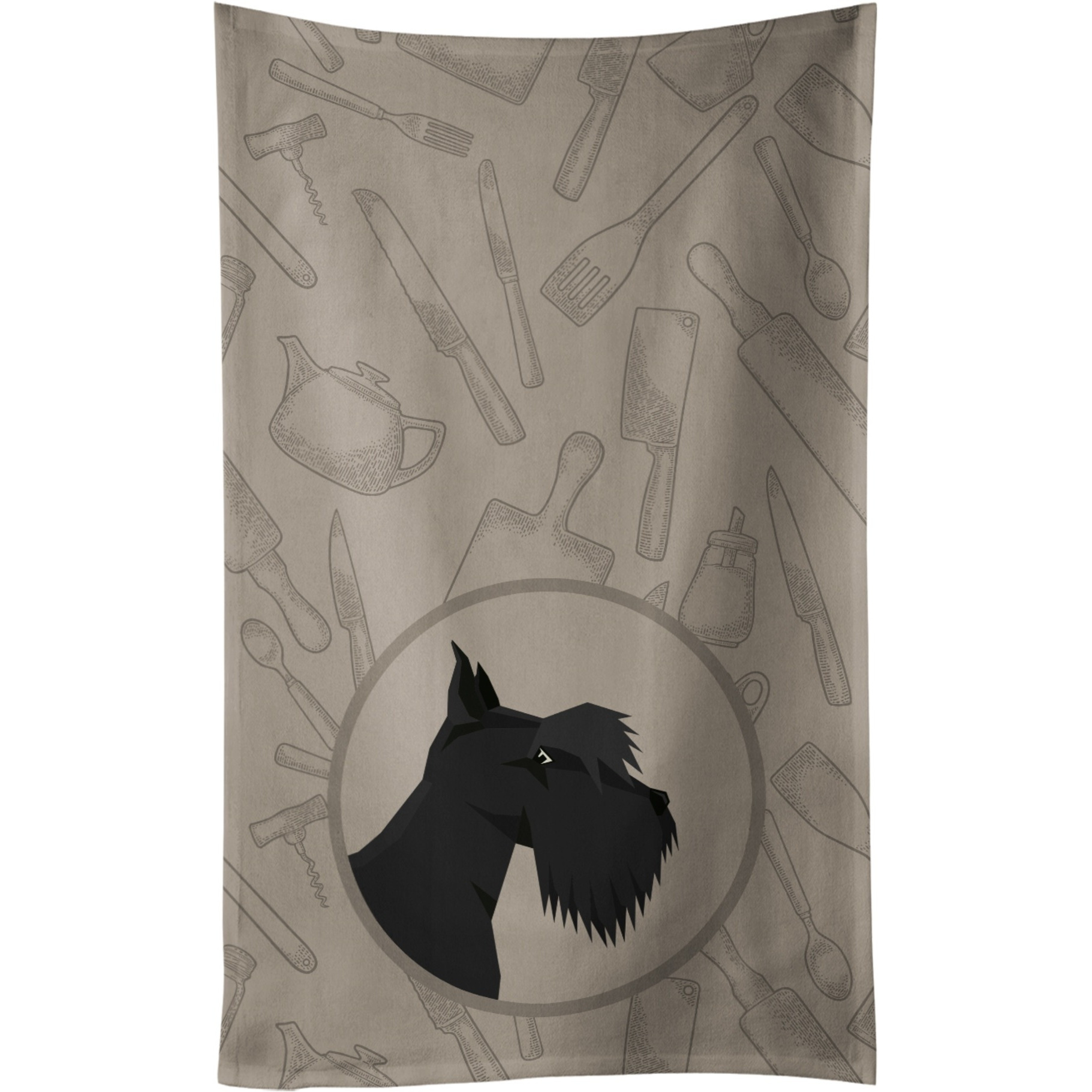 Caroline's Treasures CK2207KTWL Scottish Terrier In the Kitchen Kitchen Towel