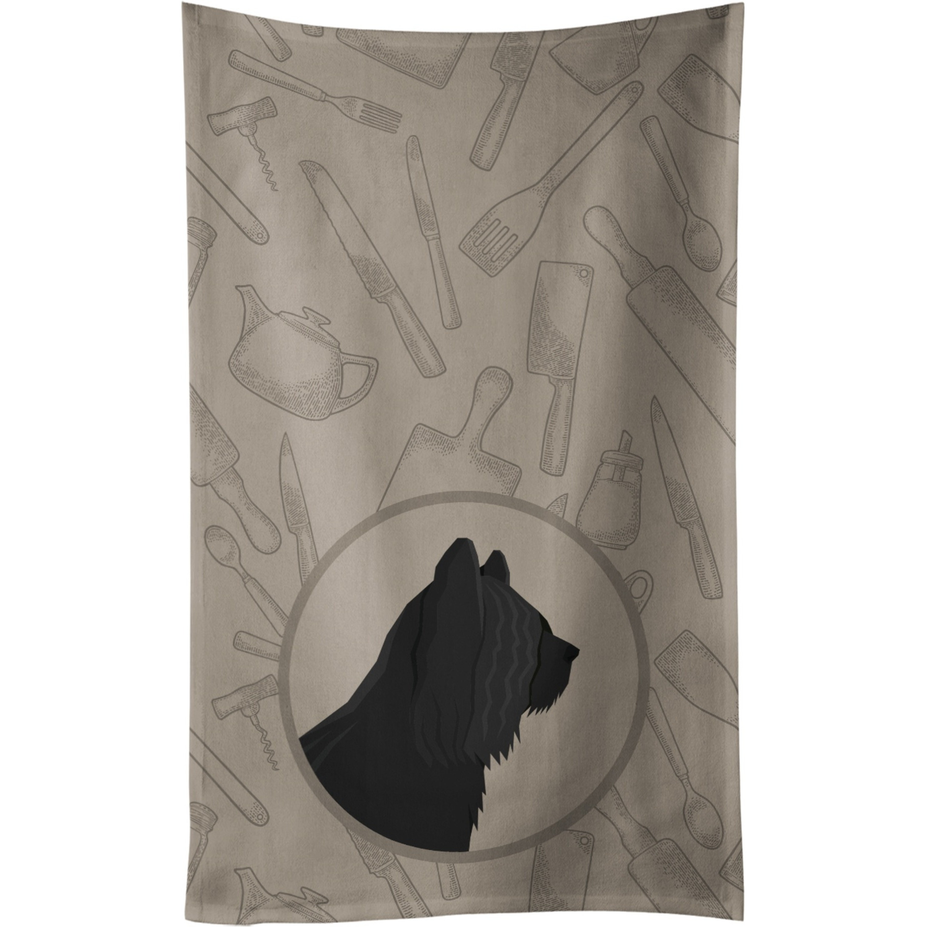 Caroline's Treasures CK2211KTWL Skye Terrier In the Kitchen Kitchen Towel