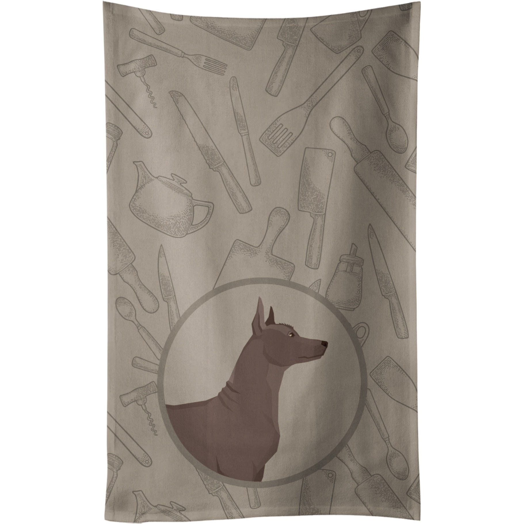 Caroline's Treasures CK2217KTWL Mexican Hairless Dog Xolo In the Kitchen Kitchen Towel