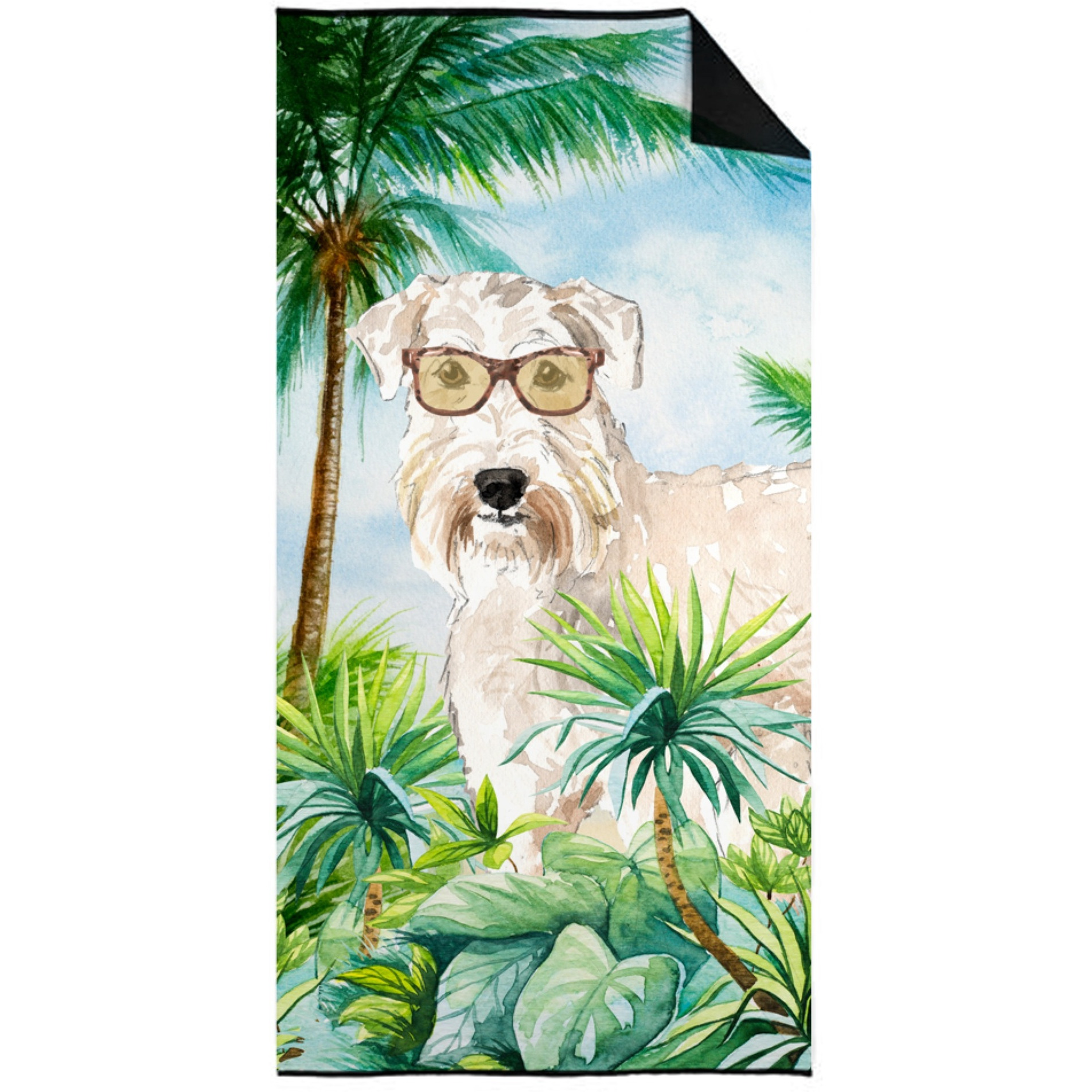 &quotCaroline's Treasures CK2993TWL3060 Wheaten Terrier Premium beach-towels, Multicolor"