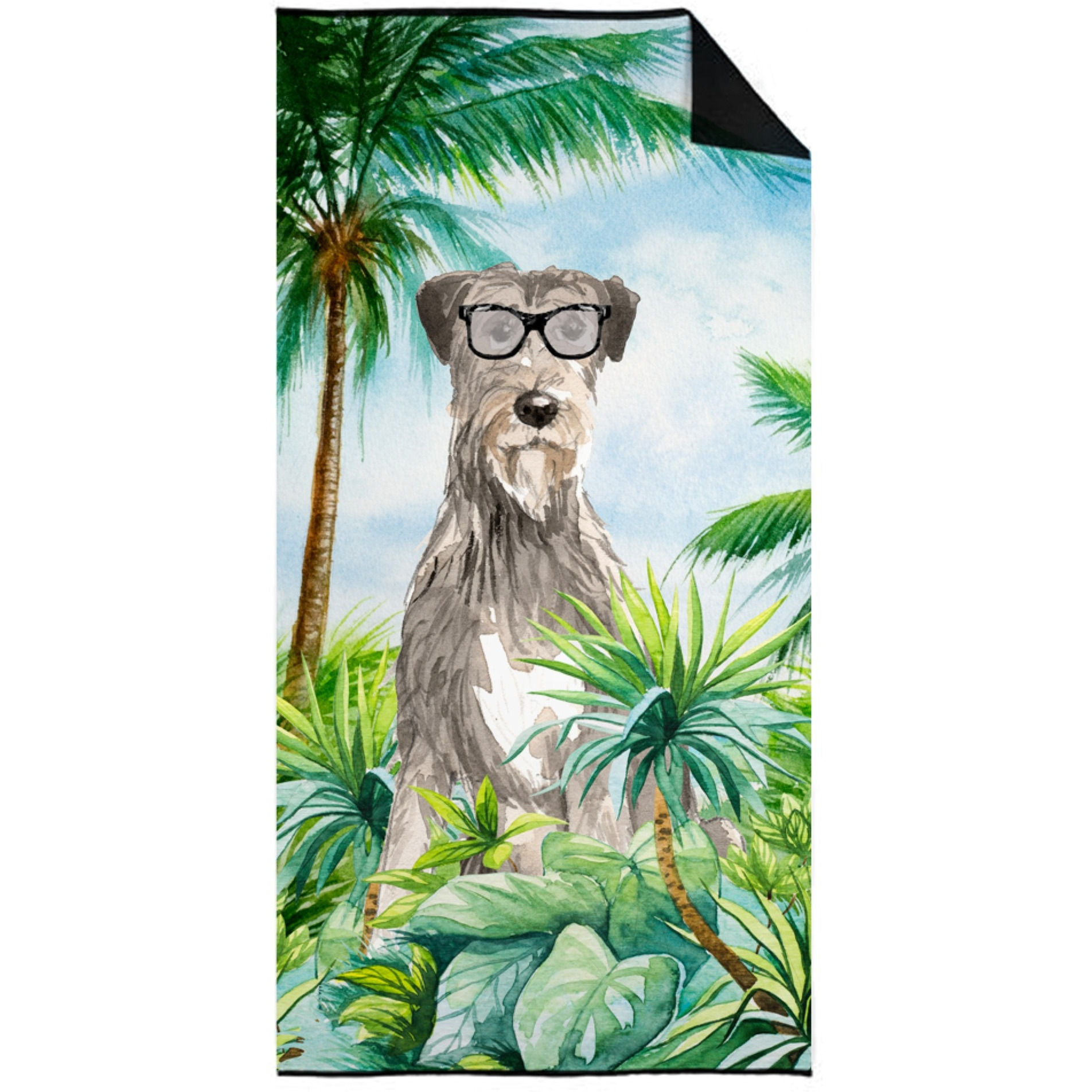 &quotCaroline's Treasures CK3012TWL3060 Irish Wolfhound Premium beach-towels, Multicolor"