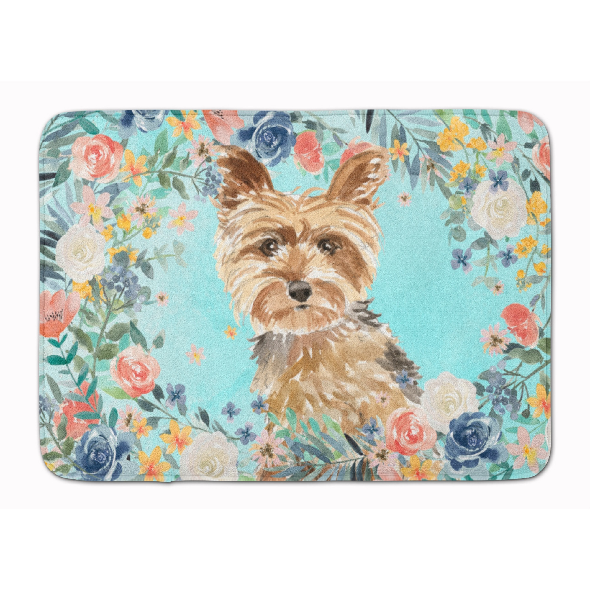 &quotCaroline's Treasures Yorkie Machine Washable Memory Foam Mat doormats, Multicolor"