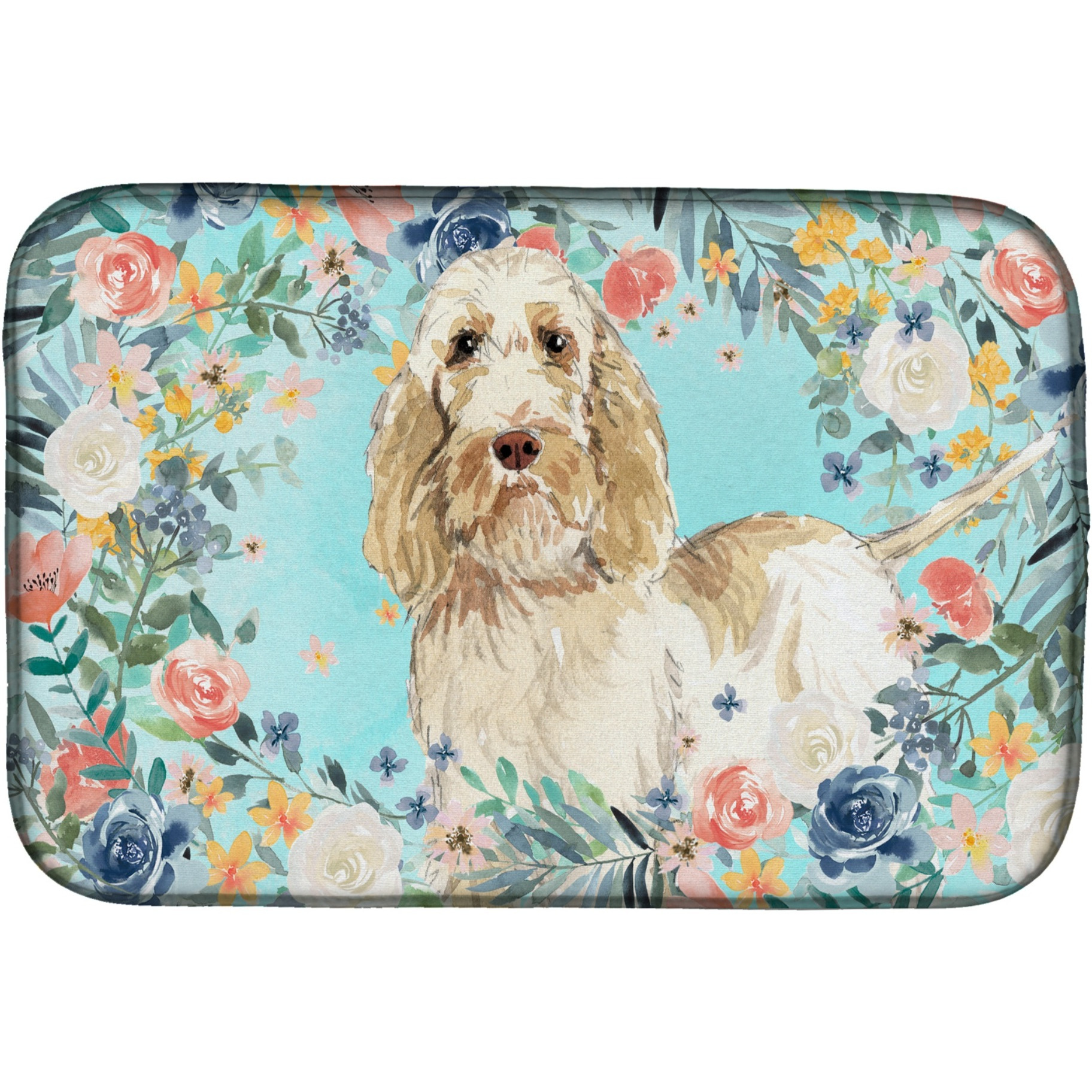 &quotCaroline's Treasures CK3407DDM Spinone Italiano dish-drying-mats, 14 x 21, Multicolor"