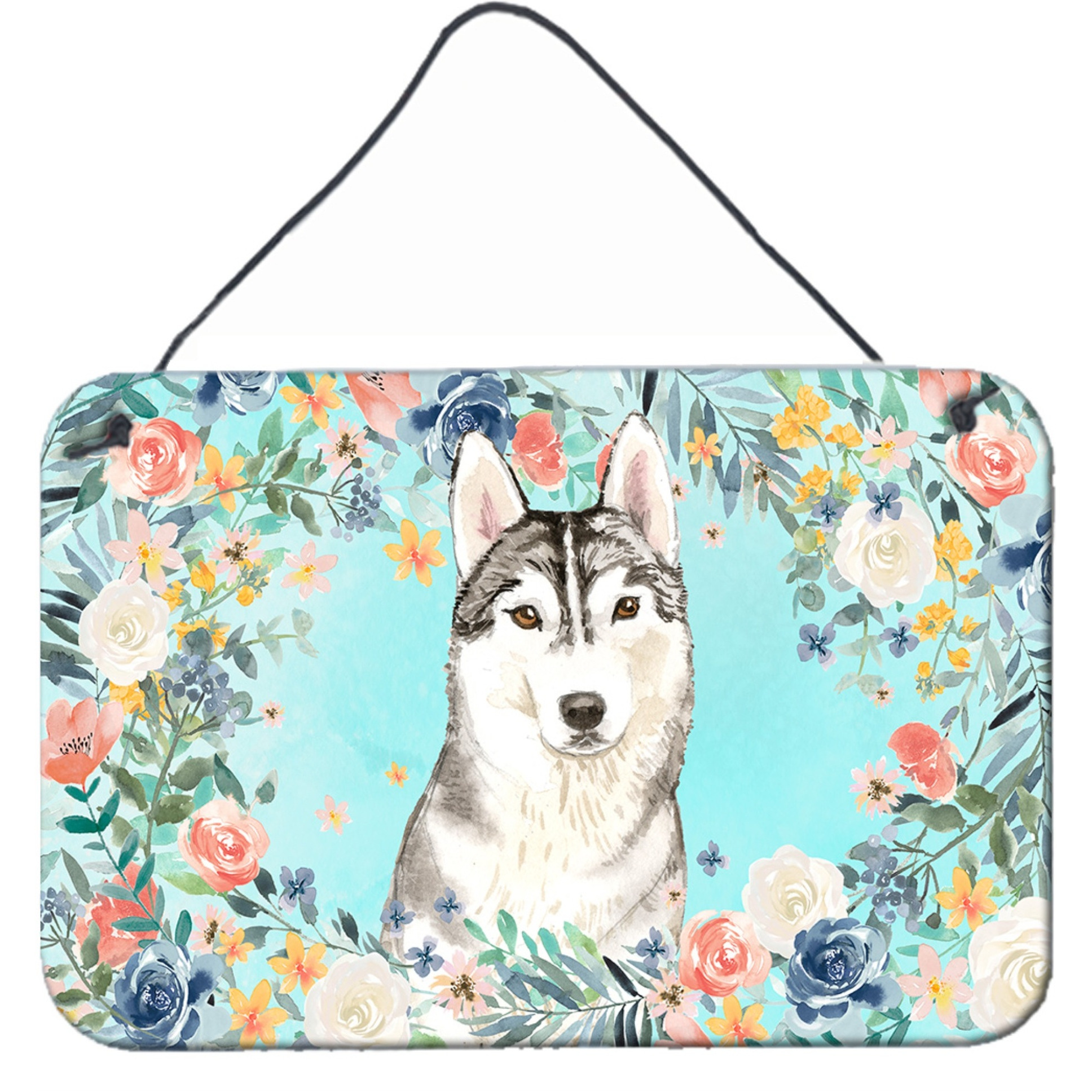 &quotCaroline's Treasures Siberian Husky Door Hanging Prints wall-decor, Multicolor"