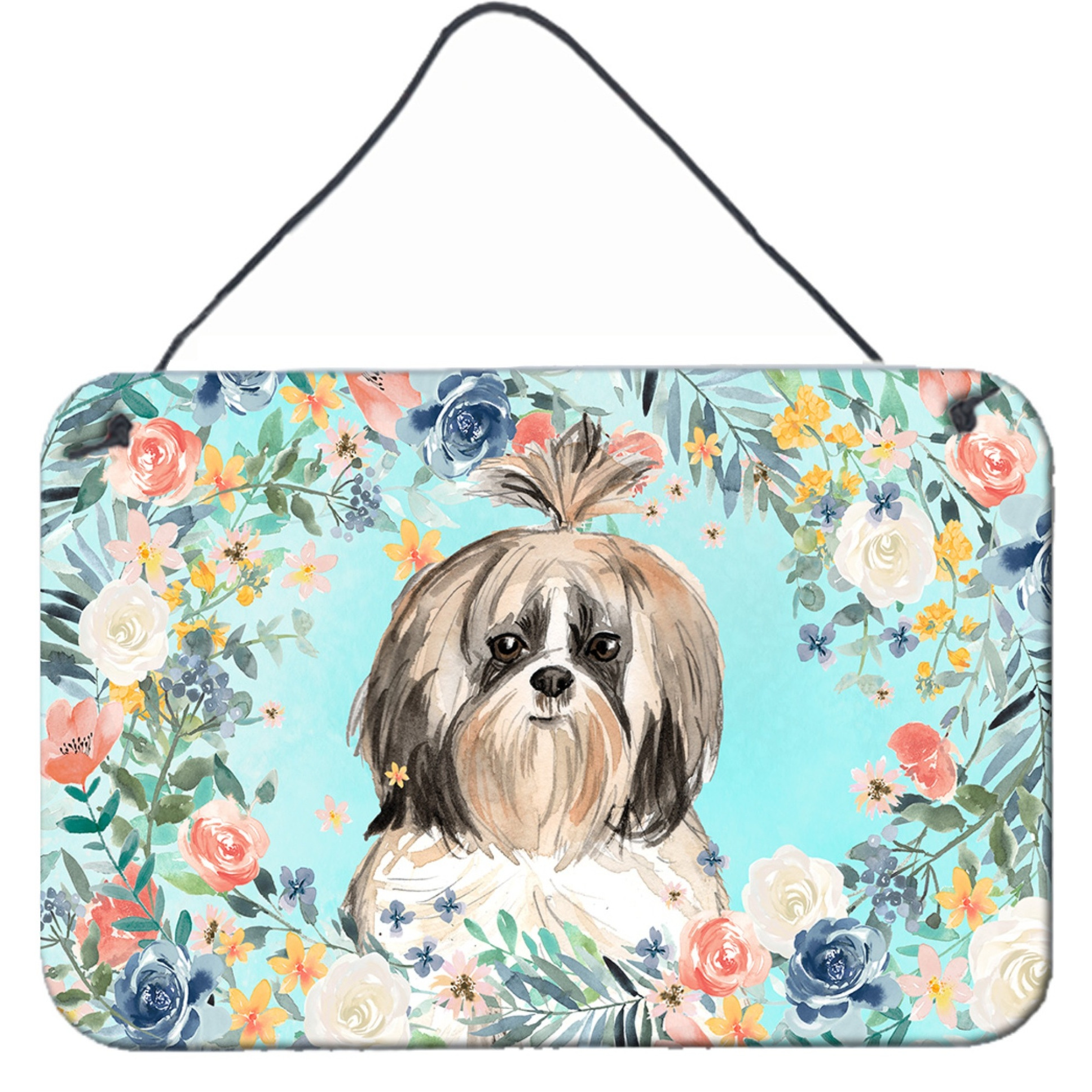 &quotCaroline's Treasures Shih Tzu Door Hanging Prints wall-decor, Multicolor"