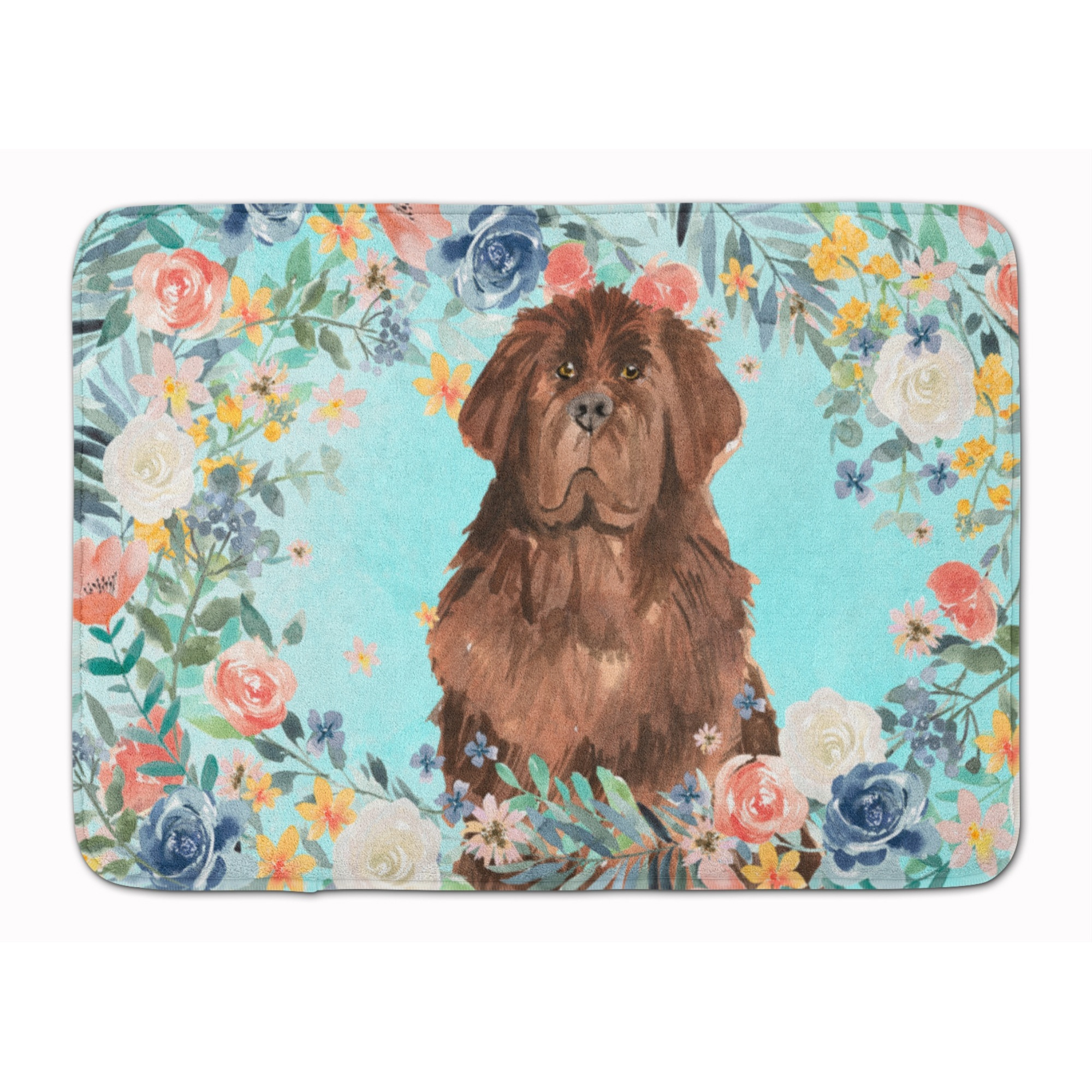 &quotCaroline's Treasures Newfoundland Machine Washable Memory Foam Mat doormats, Multicolor"