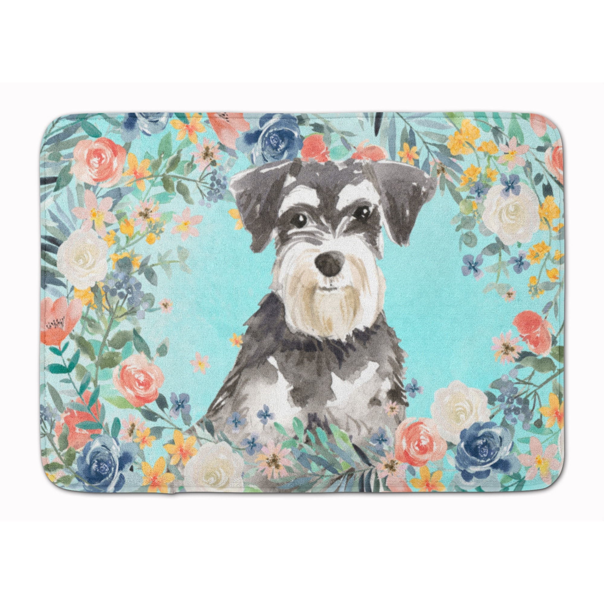 &quotCaroline's Treasures Schnauzer 2 Machine Washable Memory Foam Mat doormats, Multicolor"