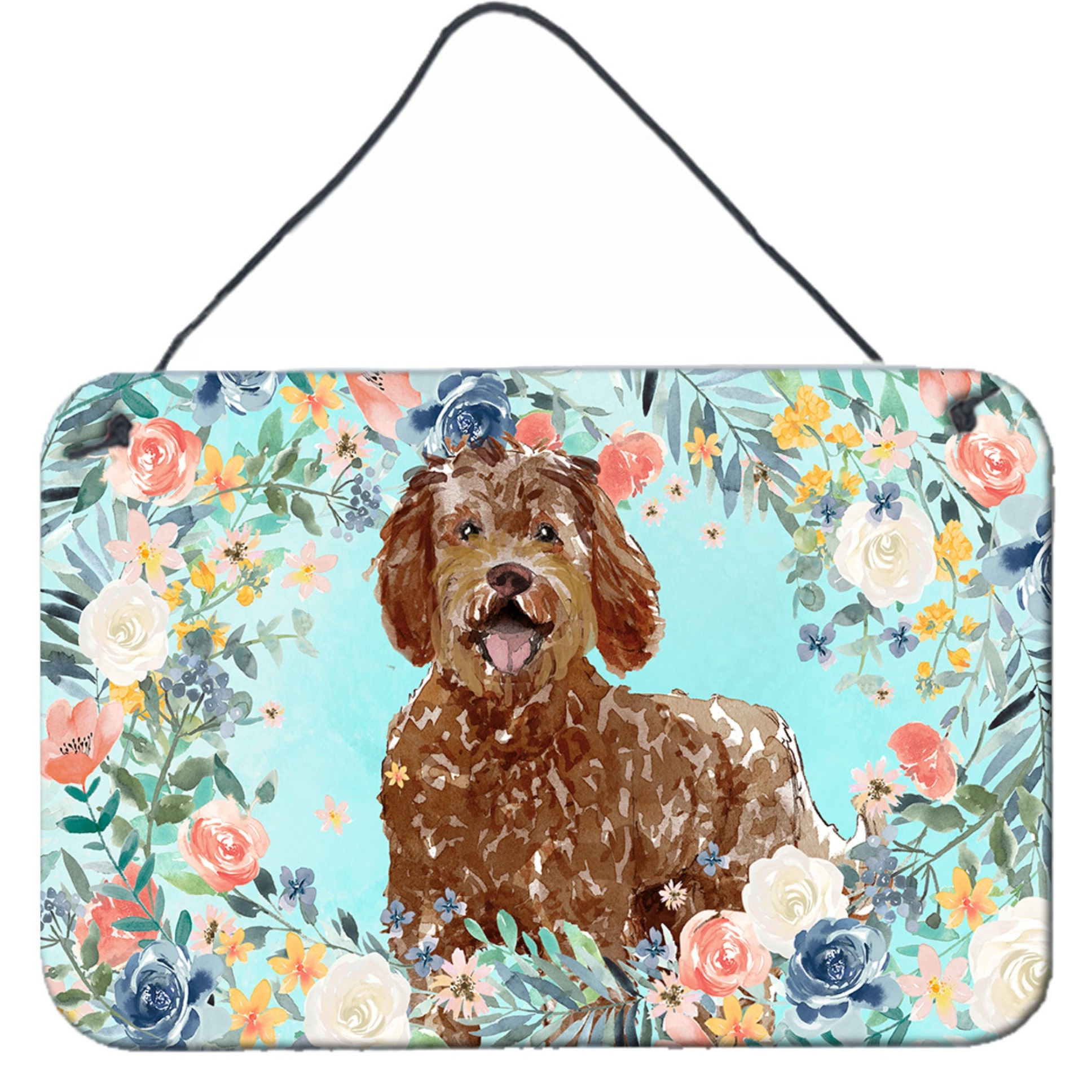 &quotCaroline's Treasures Labradoodle Door Hanging Prints wall-decor, Multicolor"