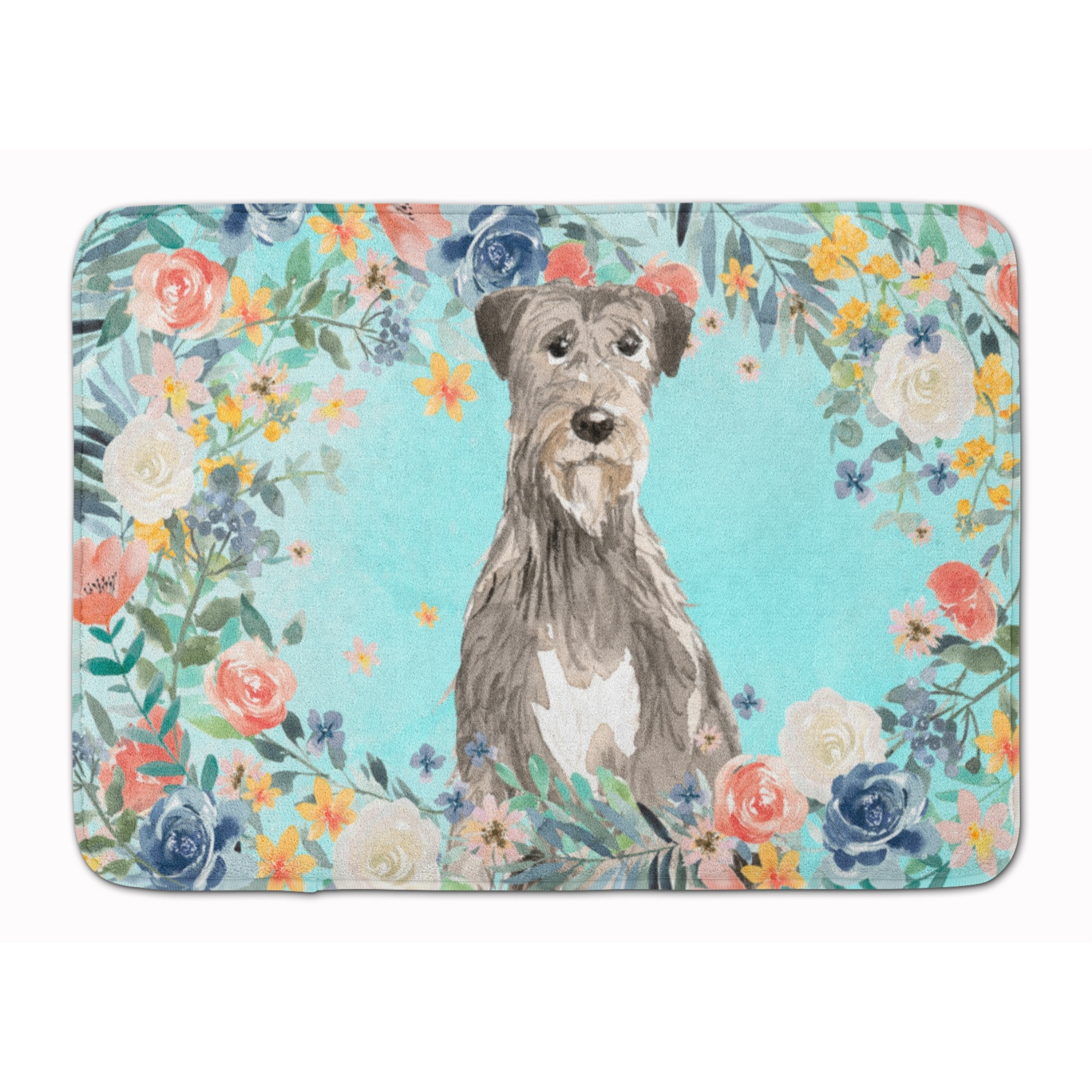 &quotCaroline's Treasures Irish Wolfhound Machine Washable Memory Foam Mat doormats, Multicolor"