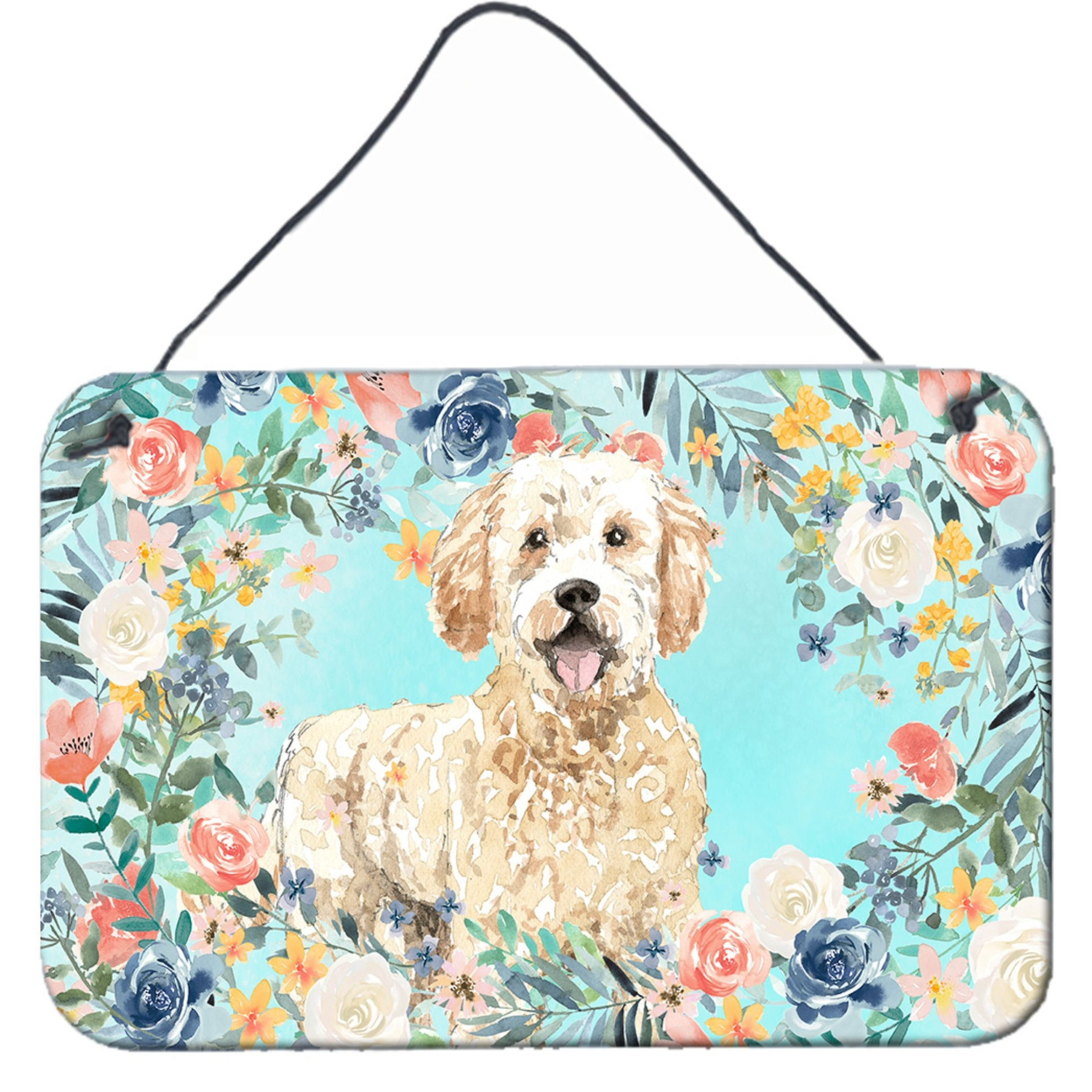 &quotCaroline's Treasures Goldendoodle Door Hanging Prints wall-decor, Multicolor"