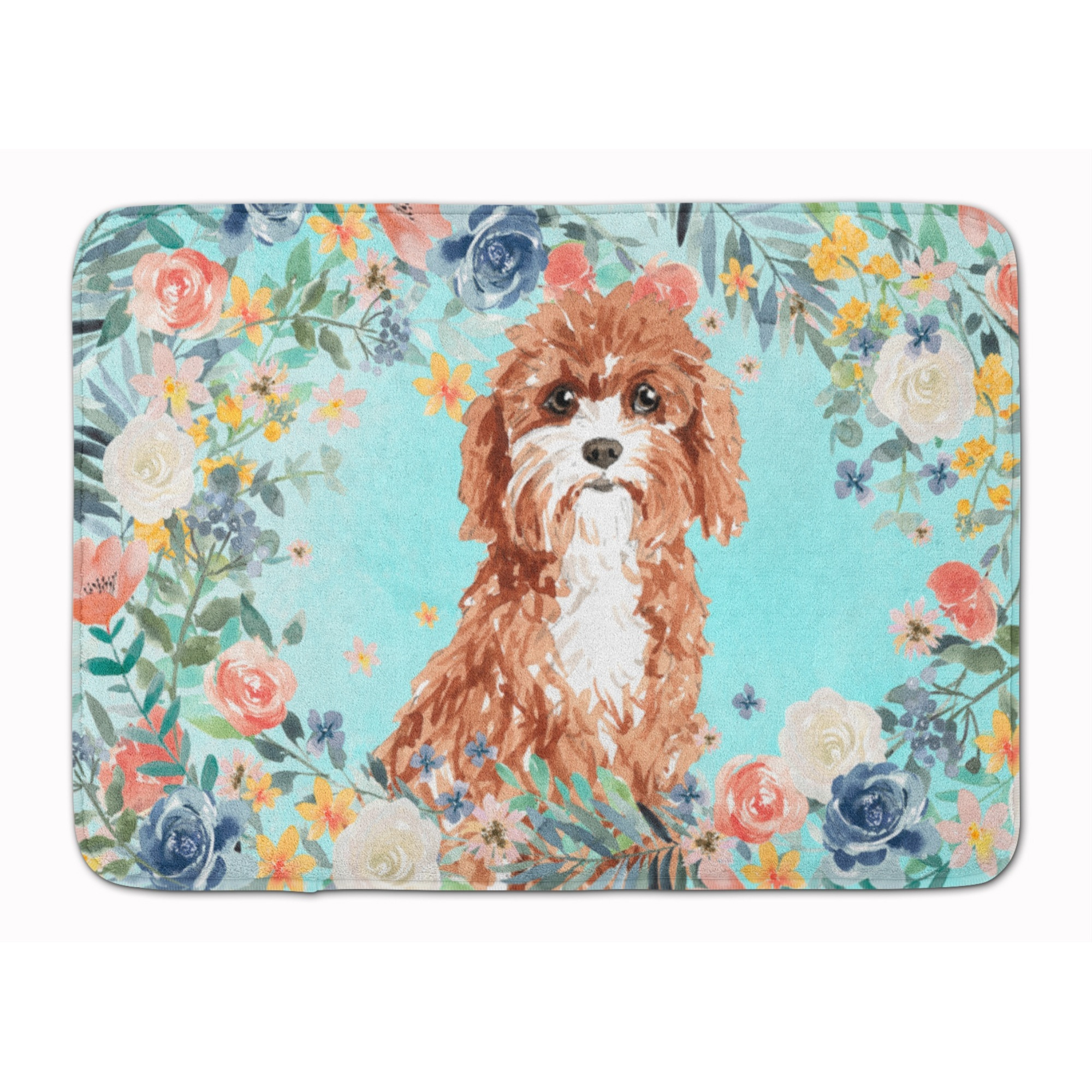 &quotCaroline's Treasures Cavapoo Machine Washable Memory Foam Mat doormats, Multicolor"