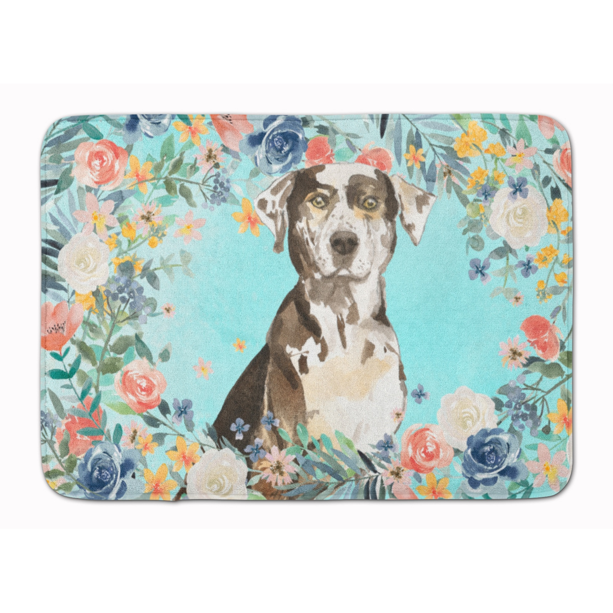 &quotCaroline's Treasures Catahoula Leopard Dog Machine Washable Memory Foam Mat doormats, Multicolor"