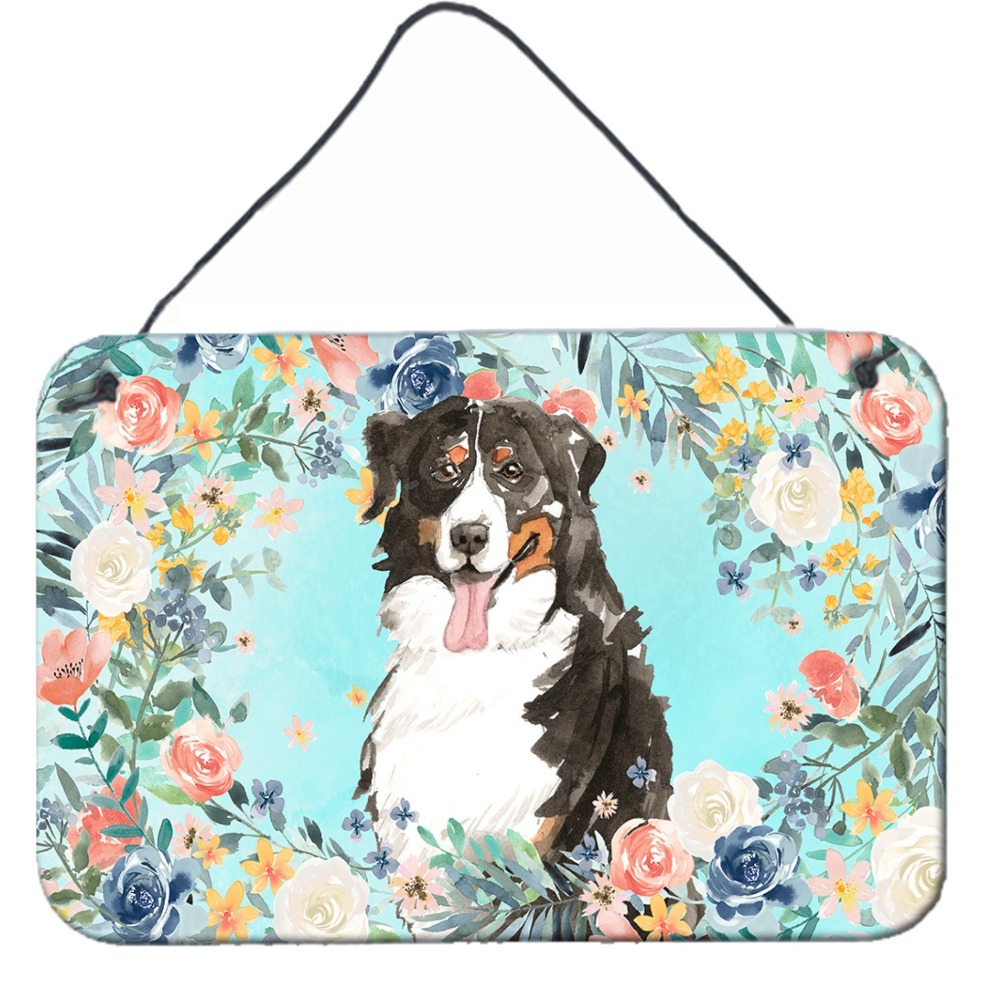 &quotCaroline's Treasures Bernese Mountain Dog Door Hanging Prints wall-decor, Multicolor"