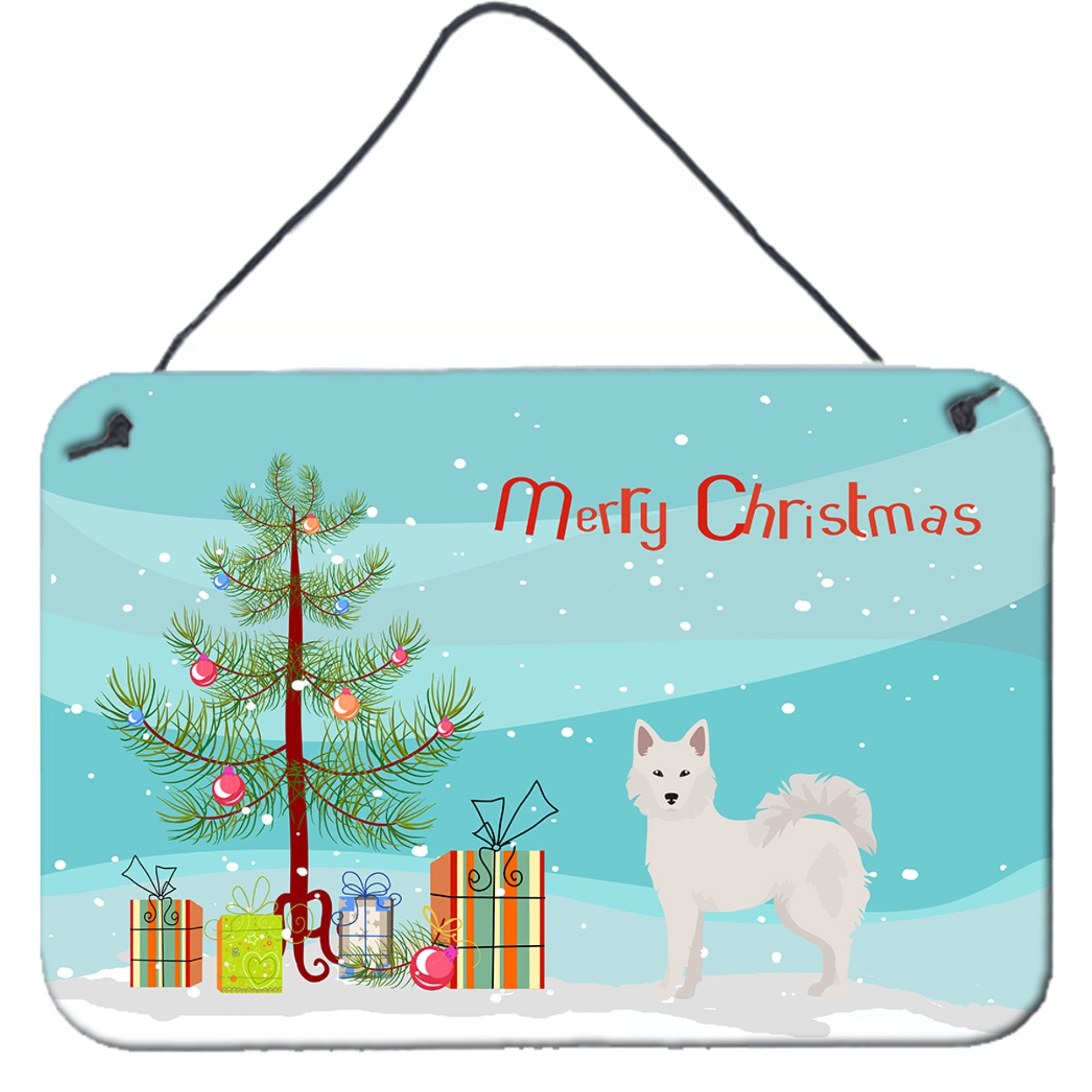 &quotCaroline's Treasures Danish Spitz Christmas Tree Door Hanging Prints wall-decor, Multicolor"