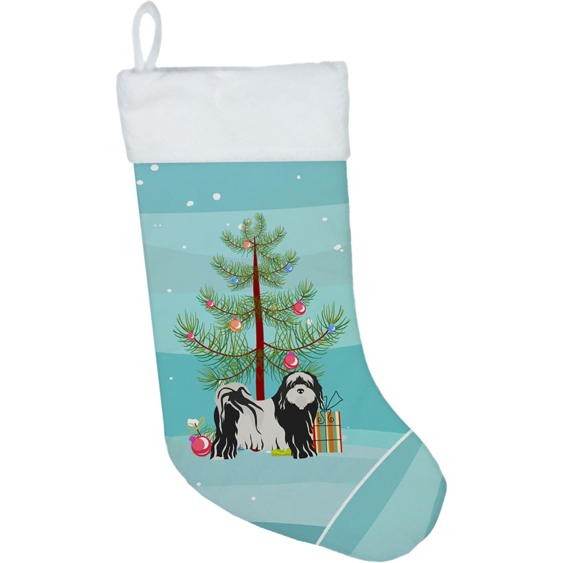 &quotCaroline's Treasures Tibetan Terrier Tree christmas-stockings, Multicolor"