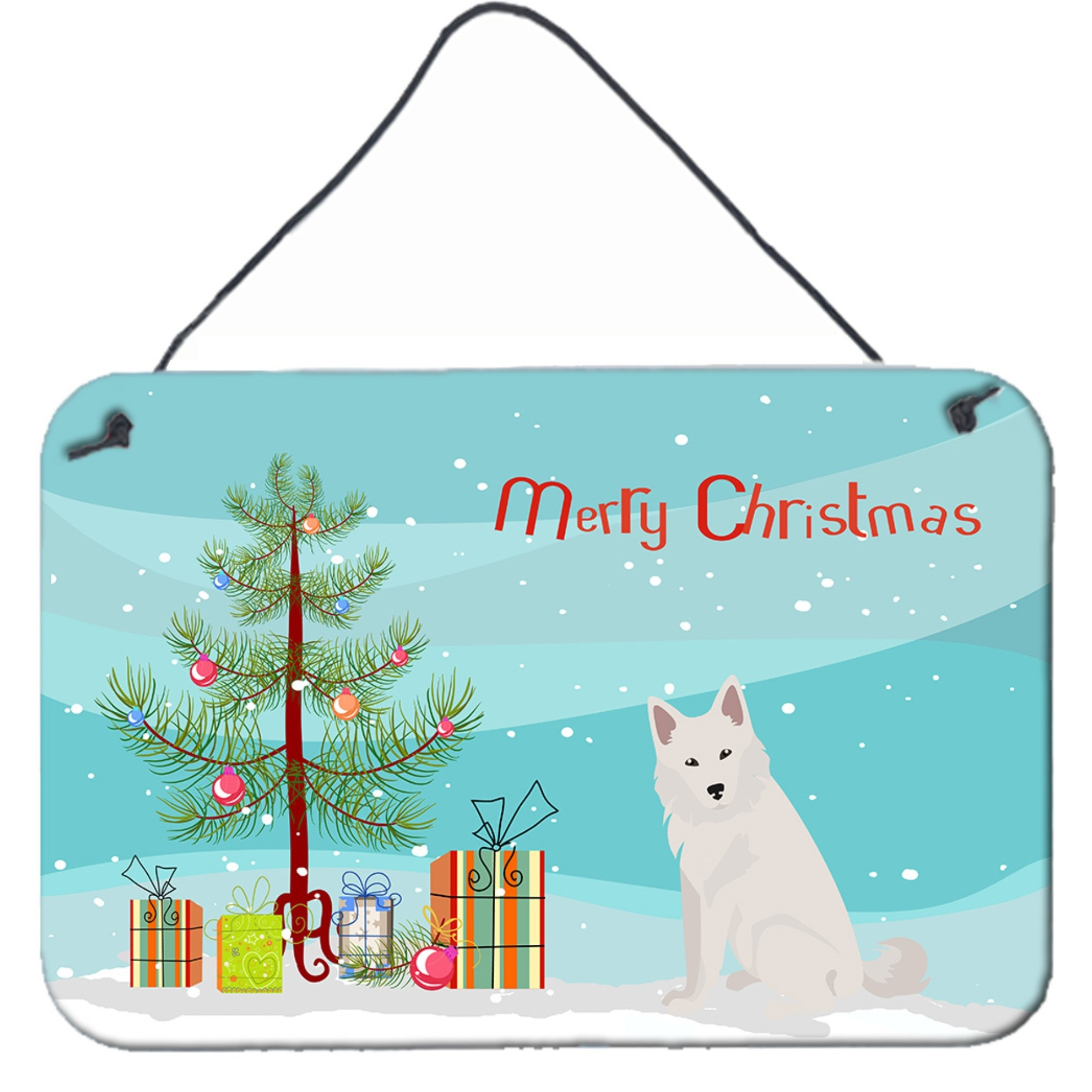 &quotCaroline's Treasures Danish Spitz Christmas Tree Door Hanging Prints wall-decor, Multicolor"