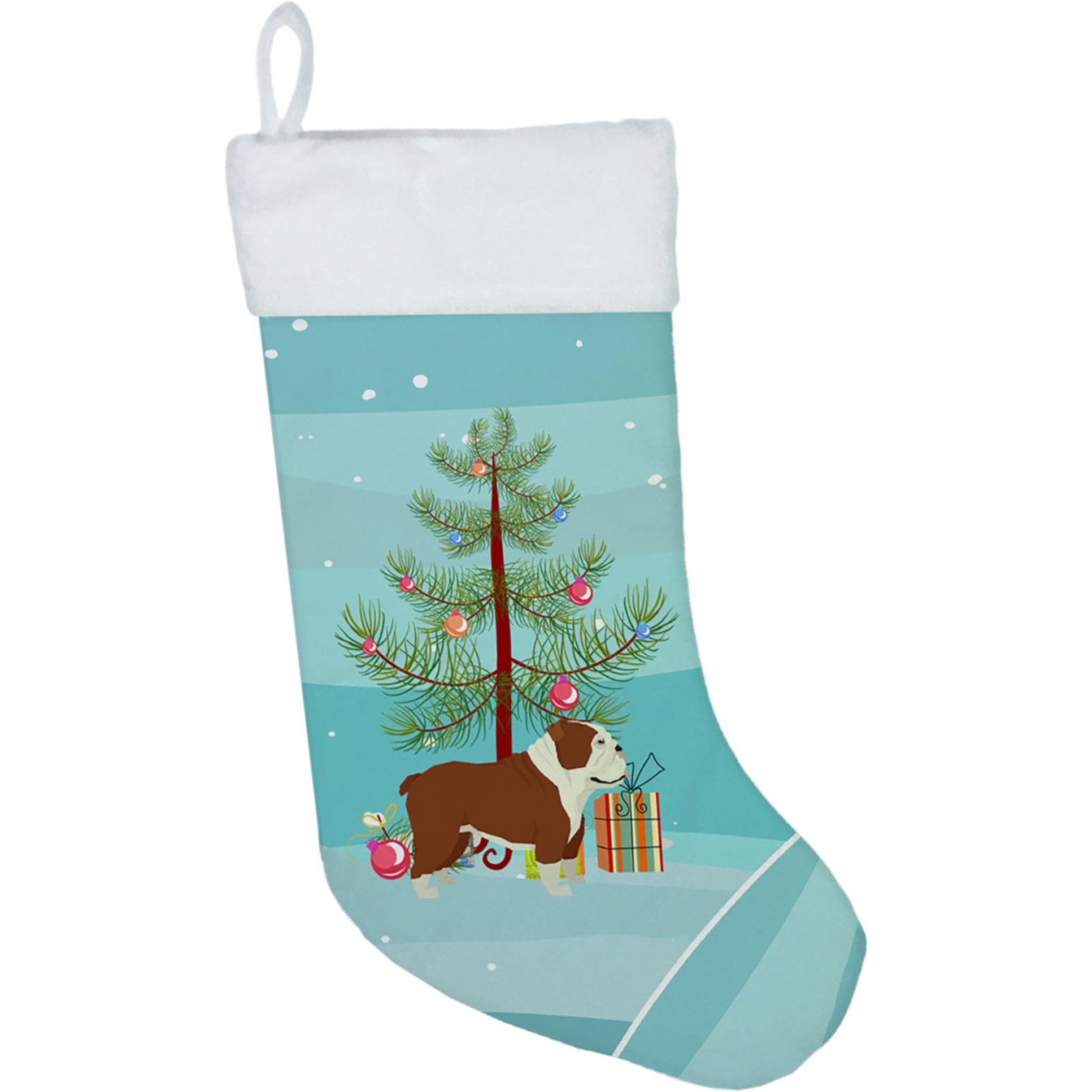 &quotCaroline's Treasures English Bulldog Tree christmas-stockings, Multicolor"