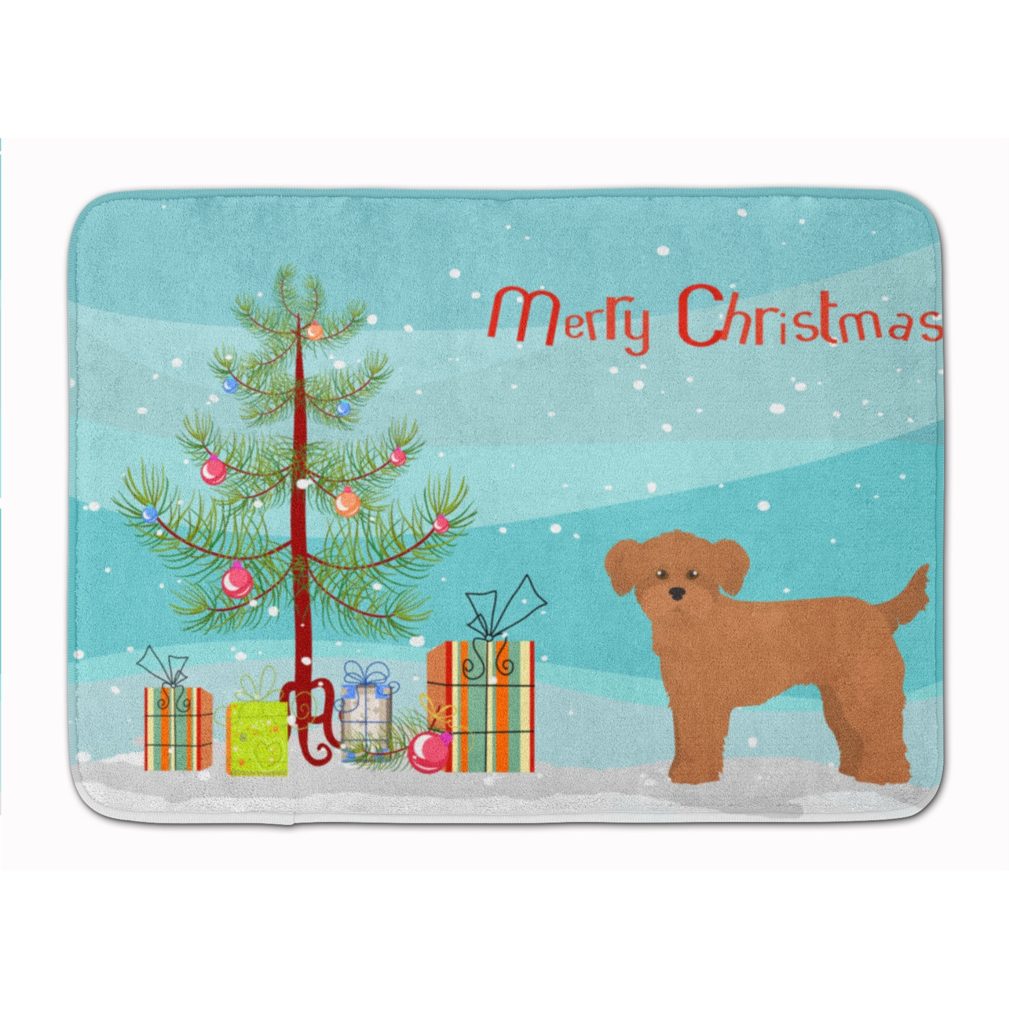 &quotCaroline's Treasures Shi Chi Christmas Tree Machine Washable Memory Foam Mat doormats, Multicolor"