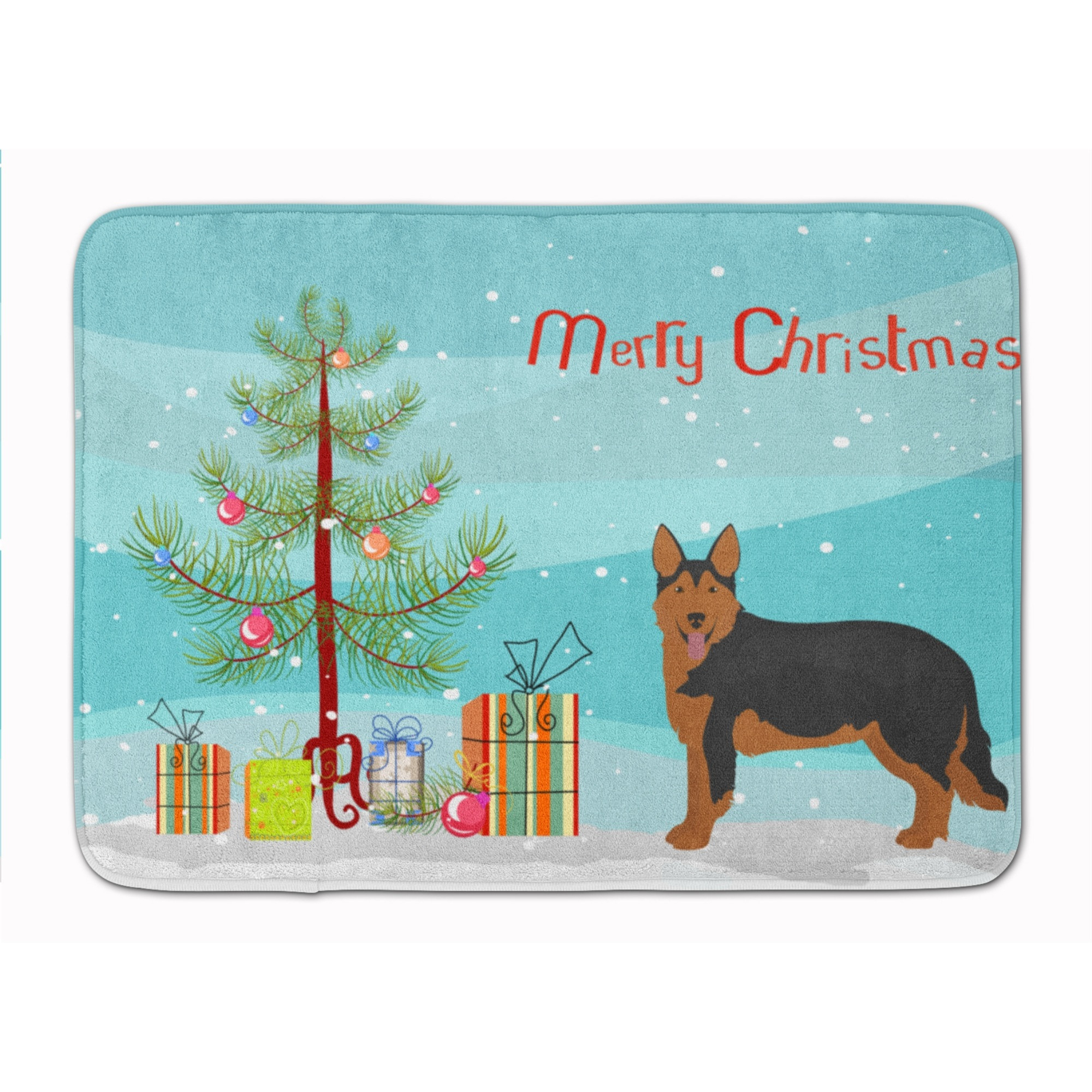 &quotCaroline's Treasures Shollie 2 Christmas Tree Machine Washable Memory Foam Mat doormats, Multicolor"